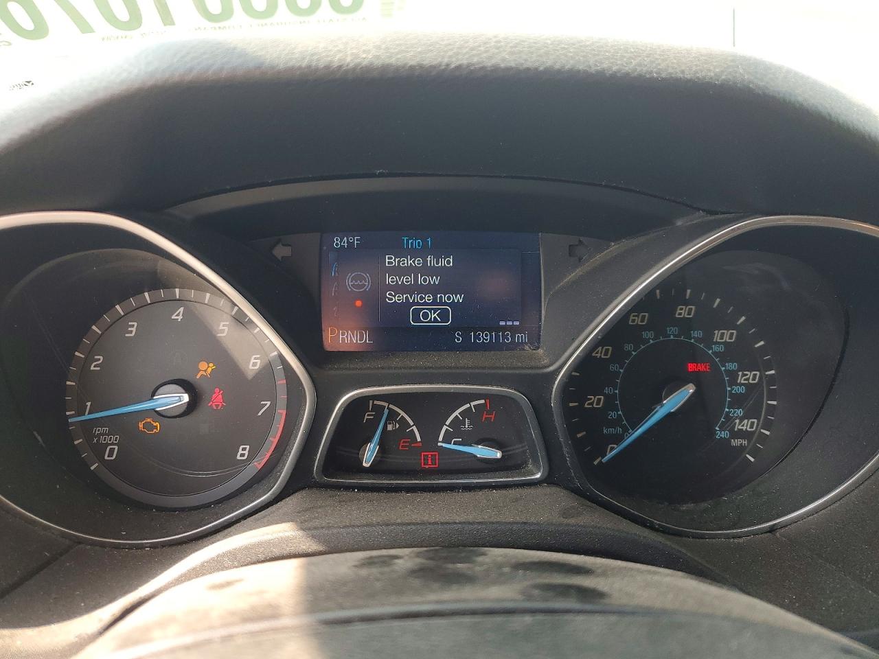 2014 Ford Focus Se White vin: 1FADP3K23EL157353
