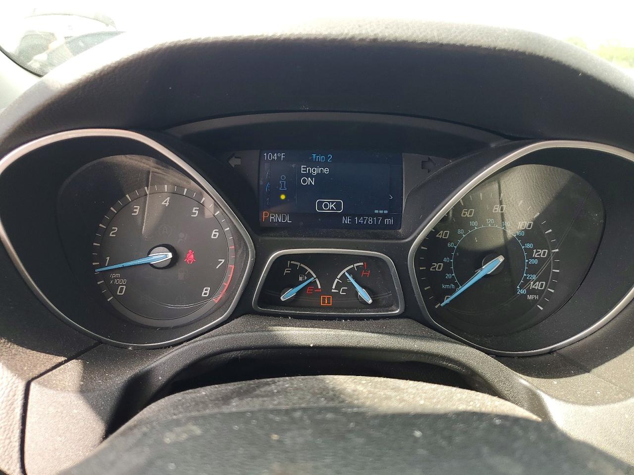 2014 Ford Focus Se Gray vin: 1FADP3K23EL162813