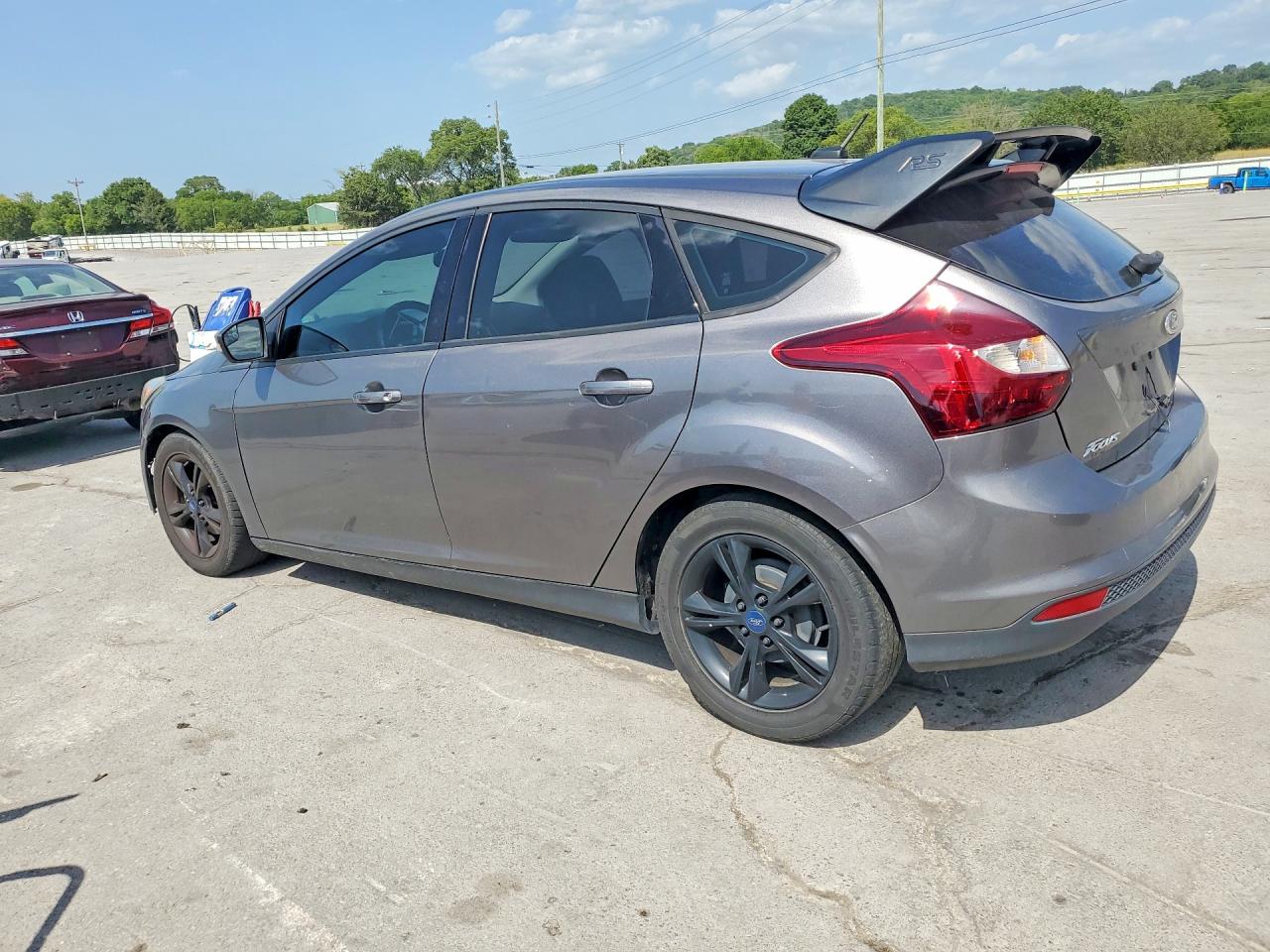 2014 Ford Focus Se Gray vin: 1FADP3K23EL162813