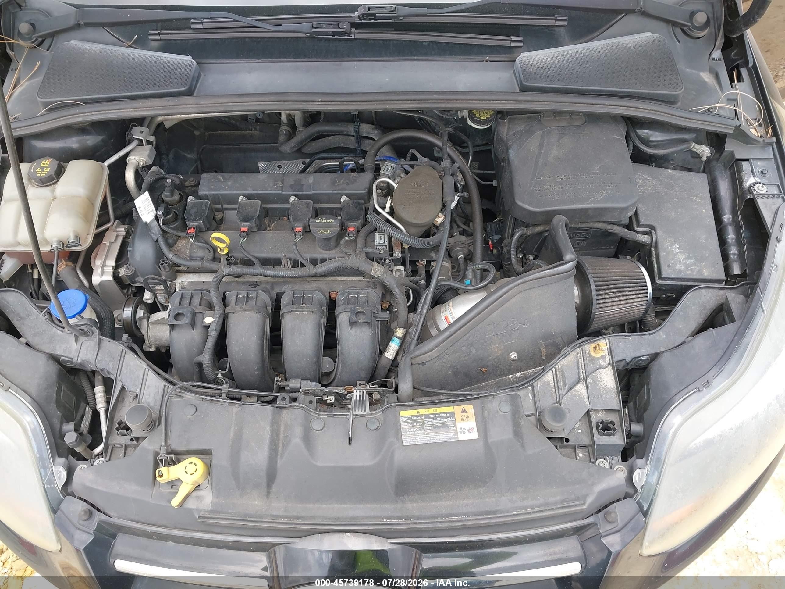 2014 Ford Focus Se Black vin: 1FADP3K23EL166134