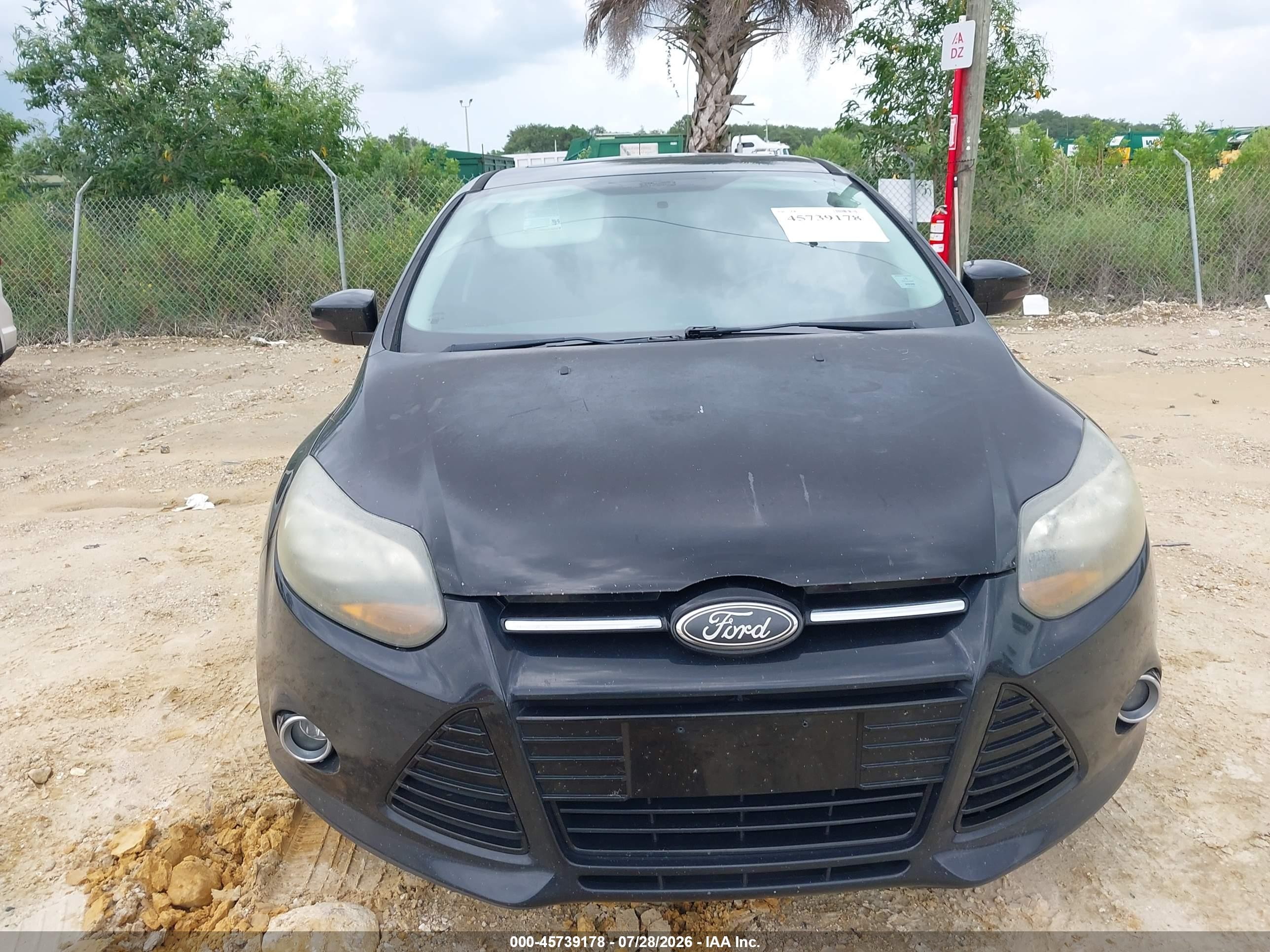 2014 Ford Focus Se Black vin: 1FADP3K23EL166134