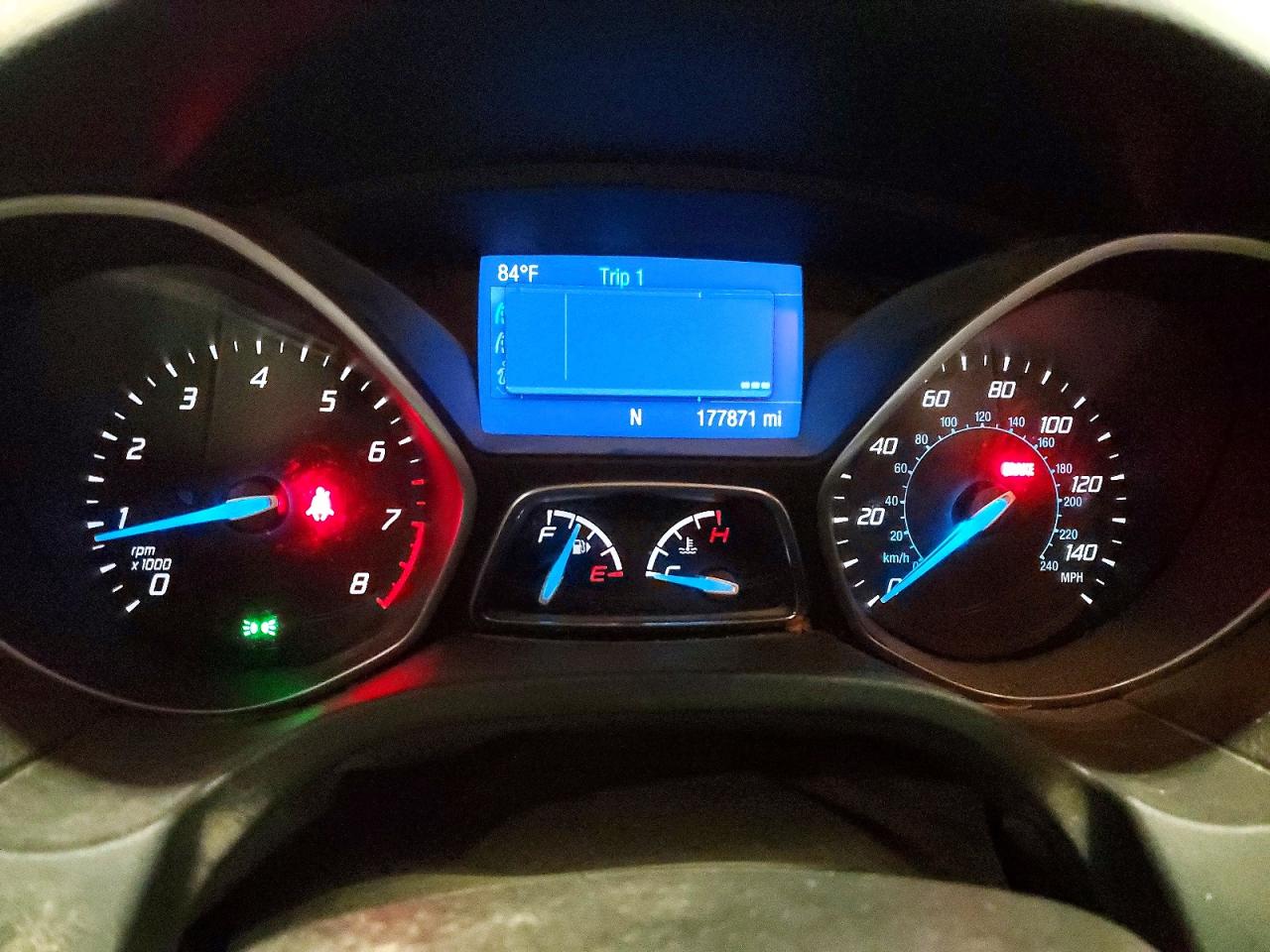 2014 Ford Focus Se Gray vin: 1FADP3K23EL197903