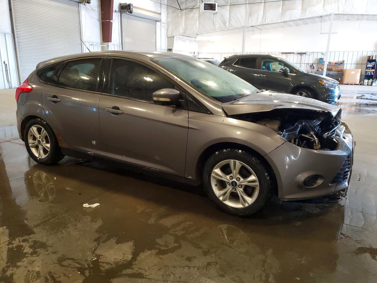 2014 Ford Focus Se Gray vin: 1FADP3K23EL197903