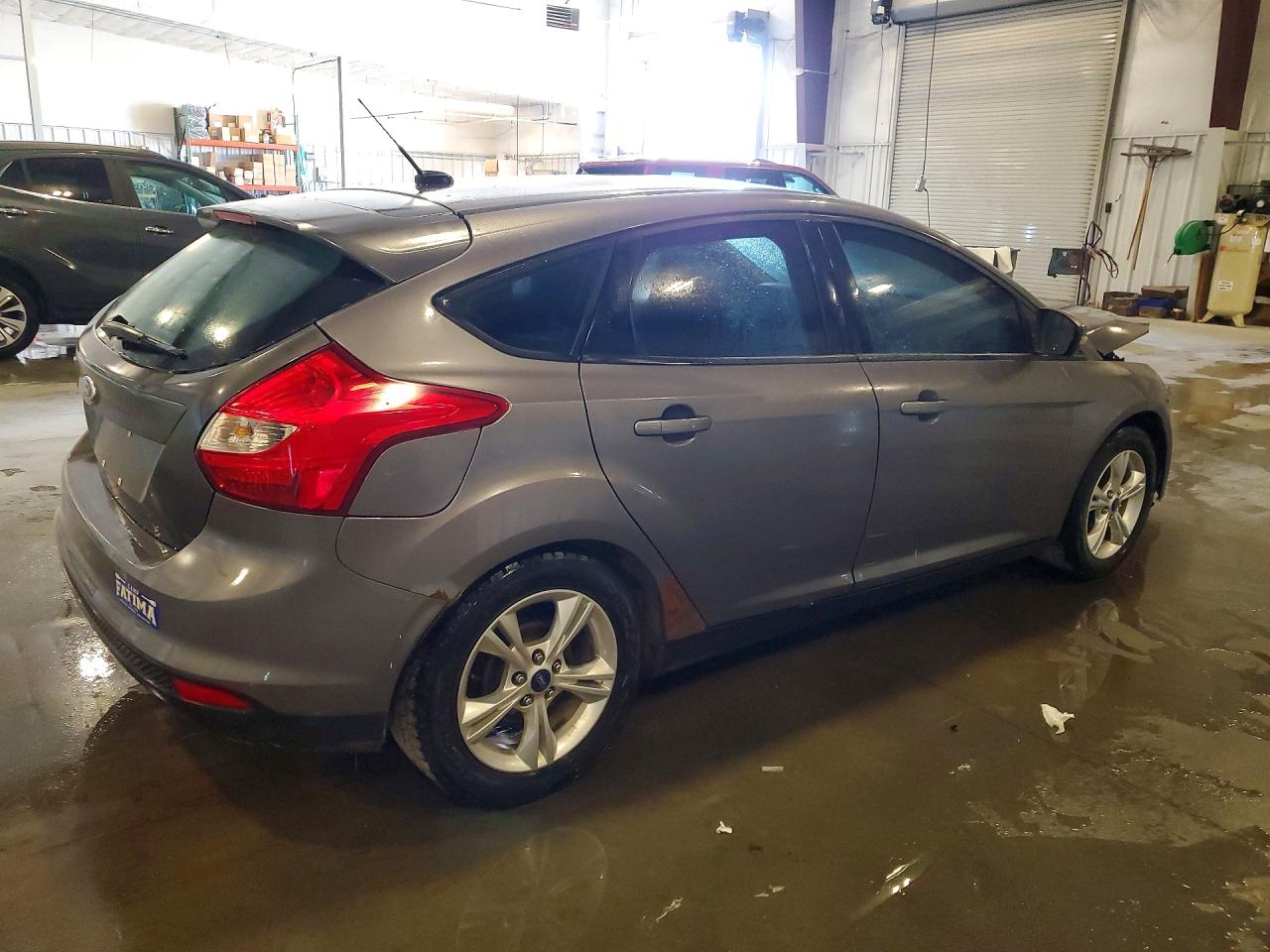 2014 Ford Focus Se Gray vin: 1FADP3K23EL197903