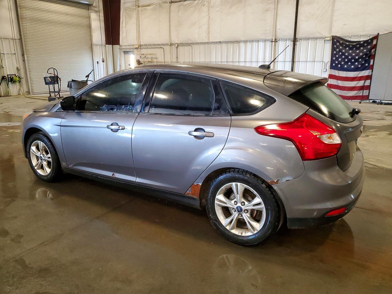 2014 Ford Focus Se Gray vin: 1FADP3K23EL197903