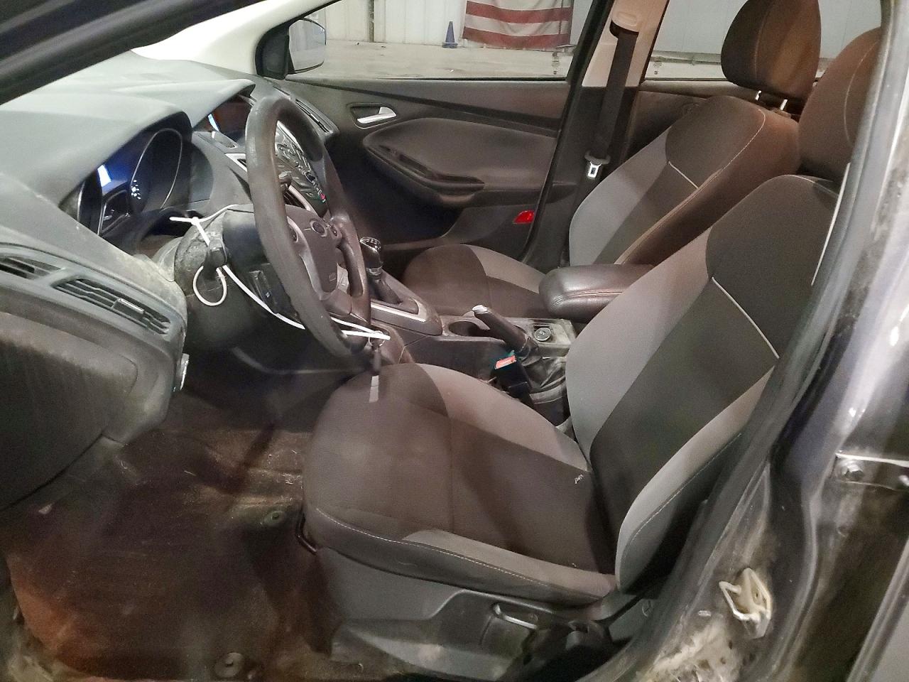 2014 Ford Focus Se Gray vin: 1FADP3K23EL197903