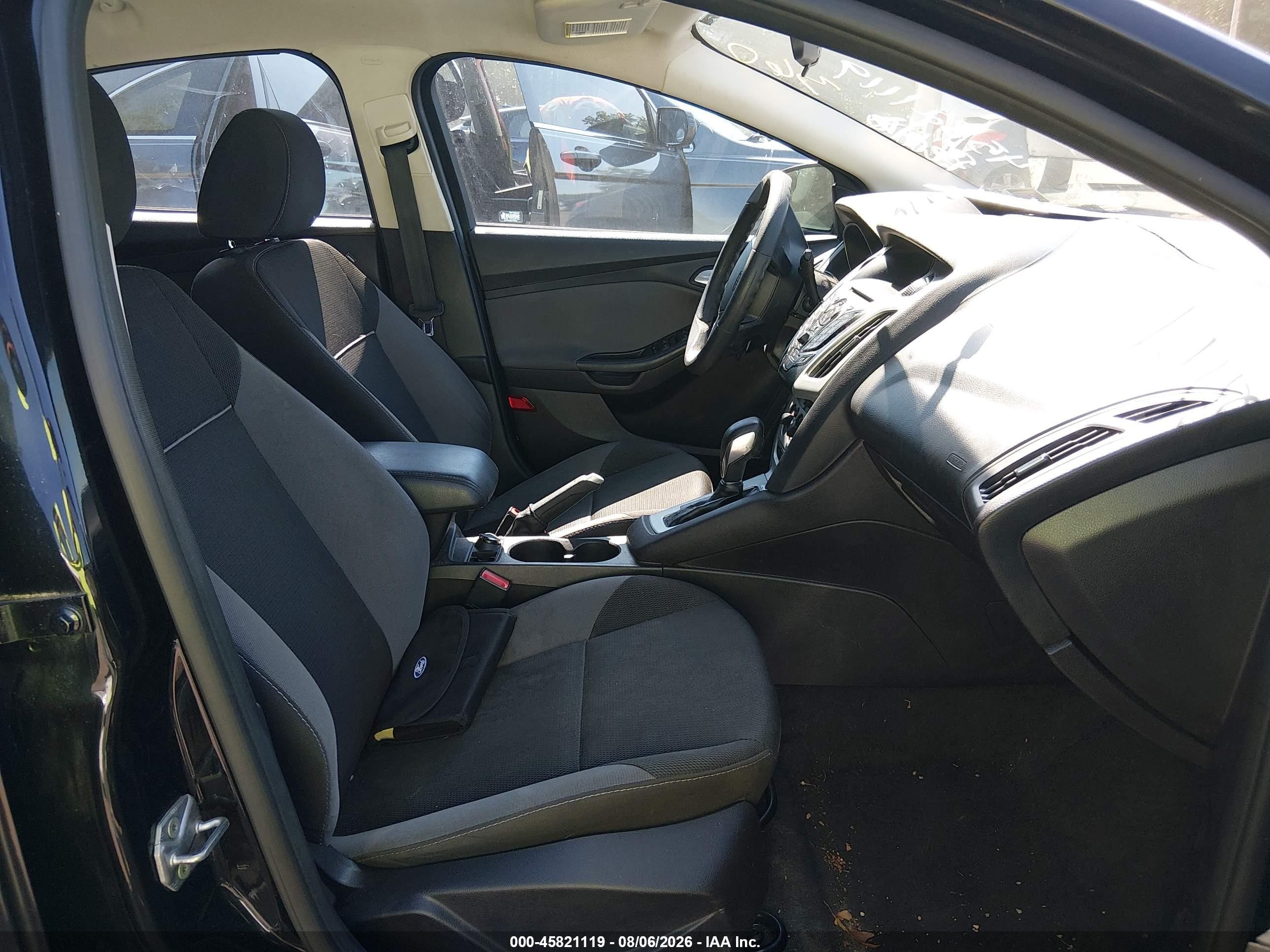 2014 Ford Focus Se Black vin: 1FADP3K23EL252348
