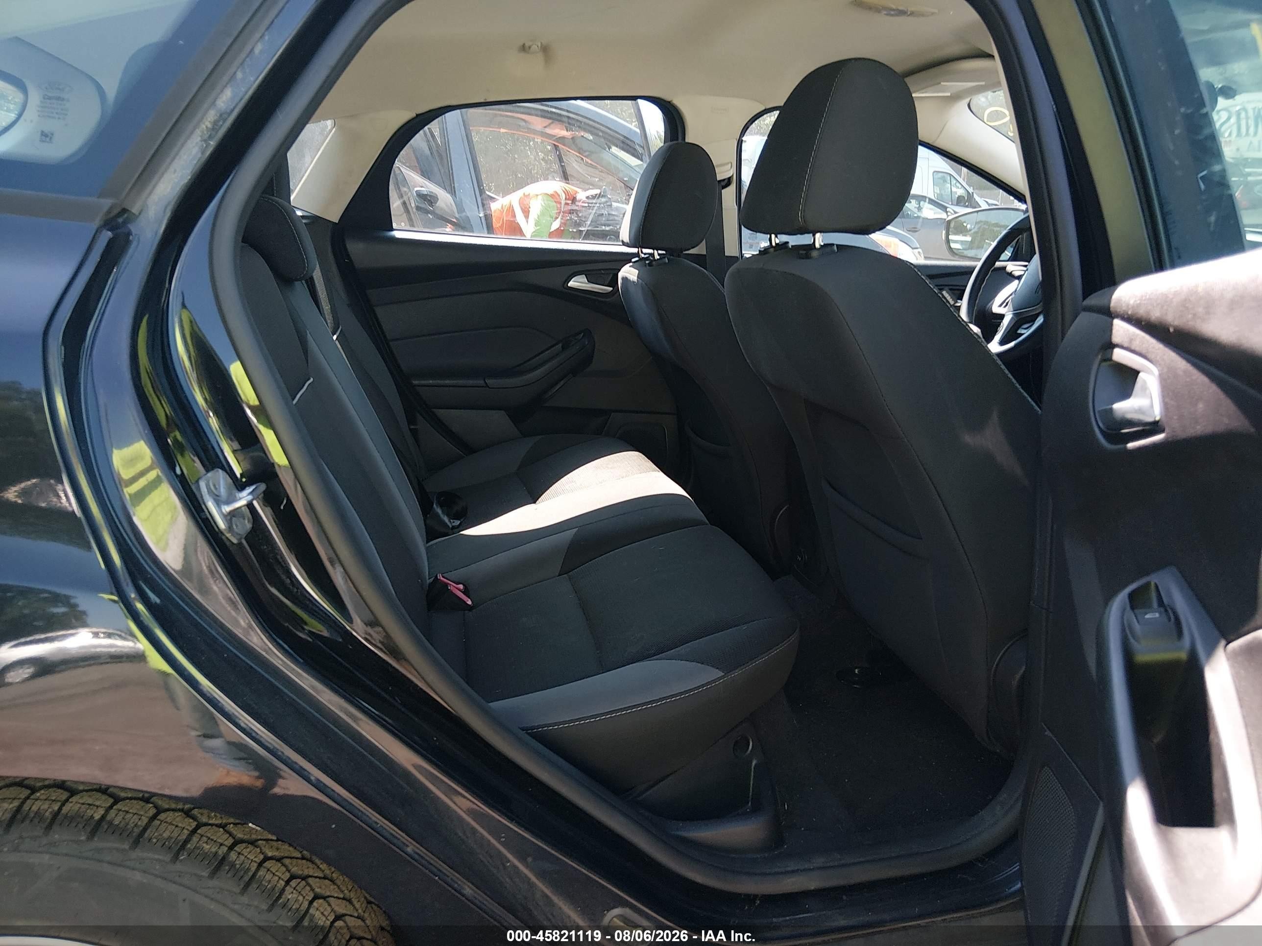 2014 Ford Focus Se Black vin: 1FADP3K23EL252348