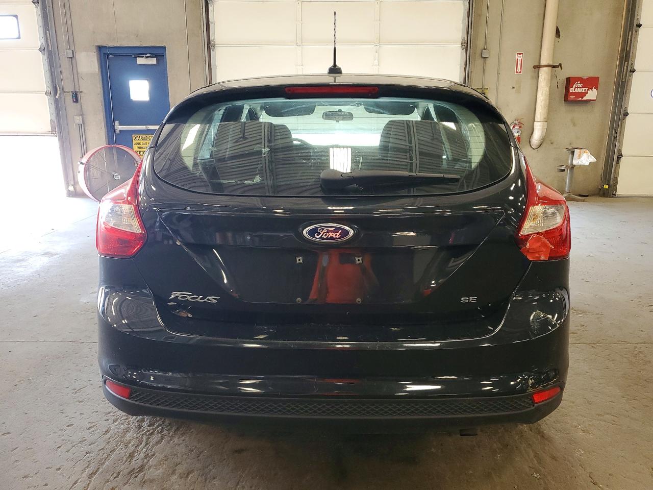 2014 Ford Focus Se Black vin: 1FADP3K23EL255654