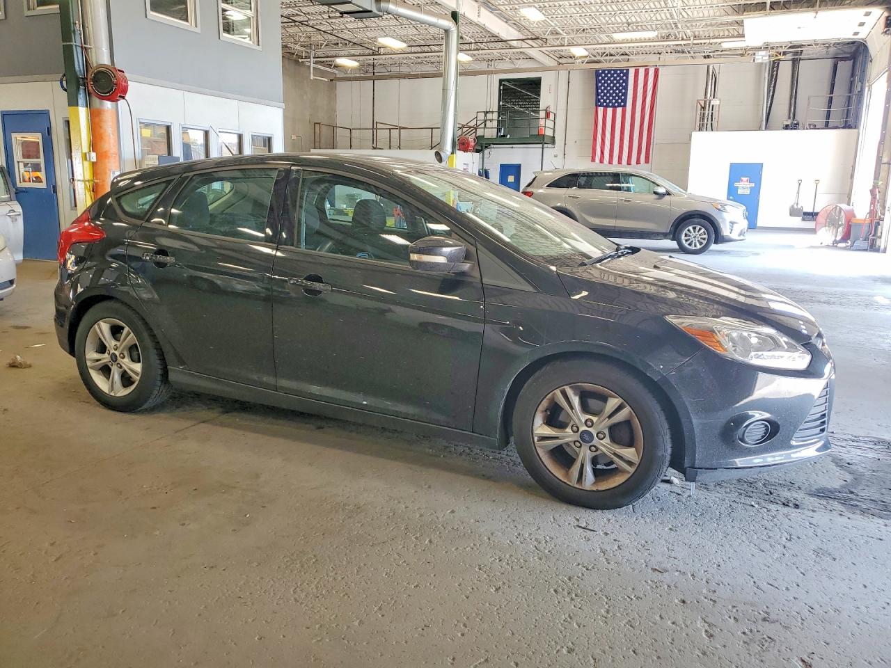 2014 Ford Focus Se Black vin: 1FADP3K23EL255654