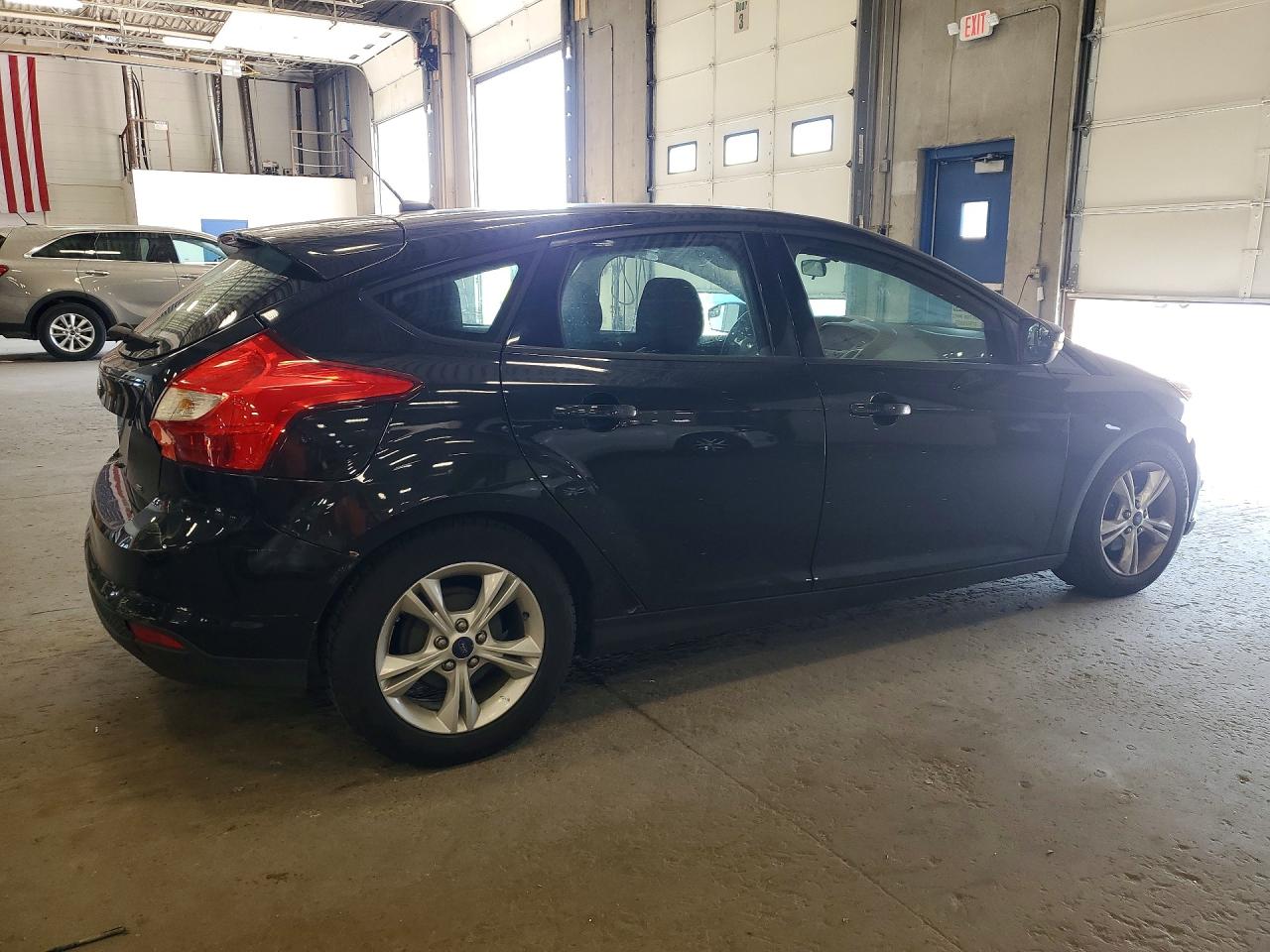 2014 Ford Focus Se Black vin: 1FADP3K23EL255654