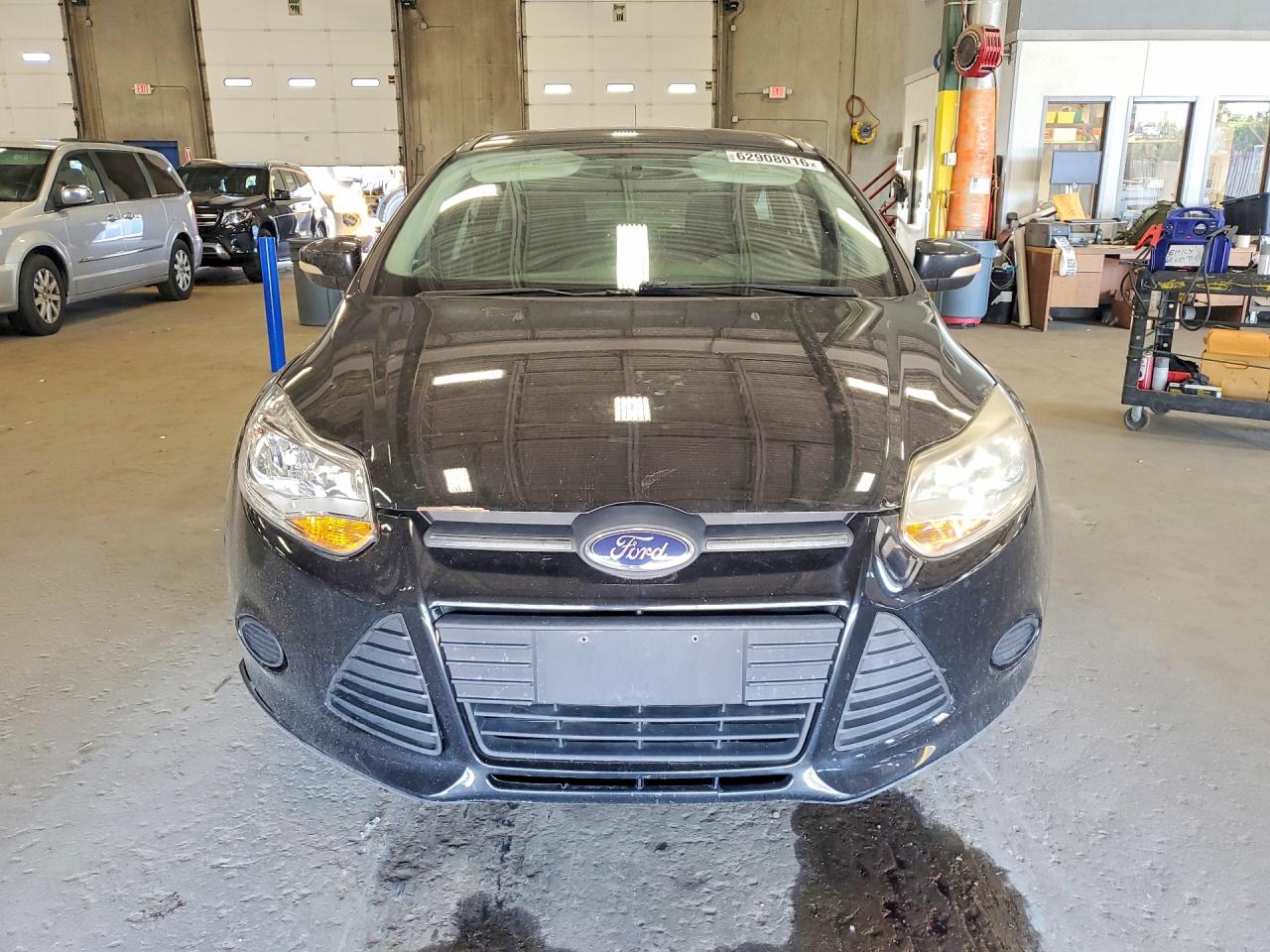 2014 Ford Focus Se Black vin: 1FADP3K23EL255654