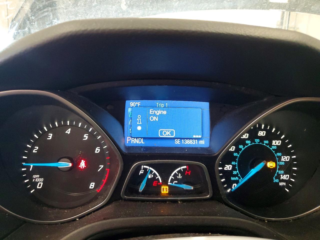 2014 Ford Focus Se Black vin: 1FADP3K23EL255654
