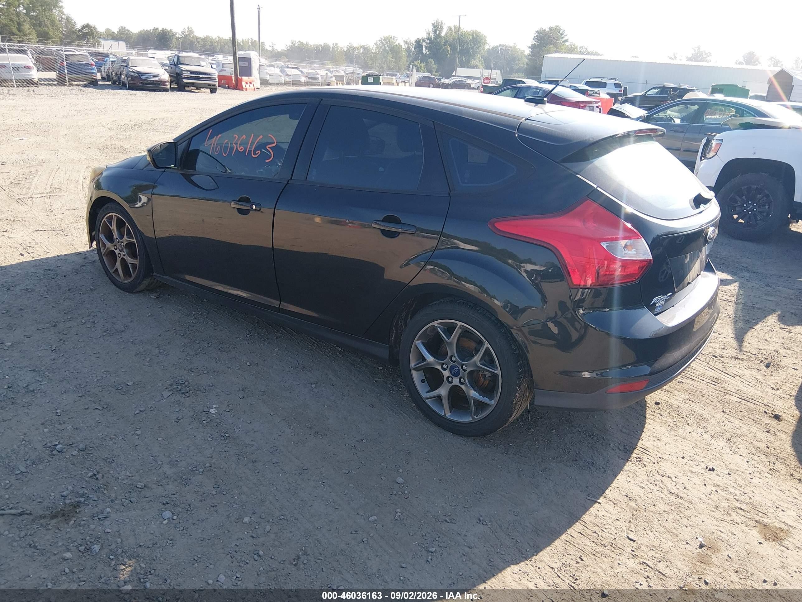 2014 Ford Focus Se Black vin: 1FADP3K23EL326450