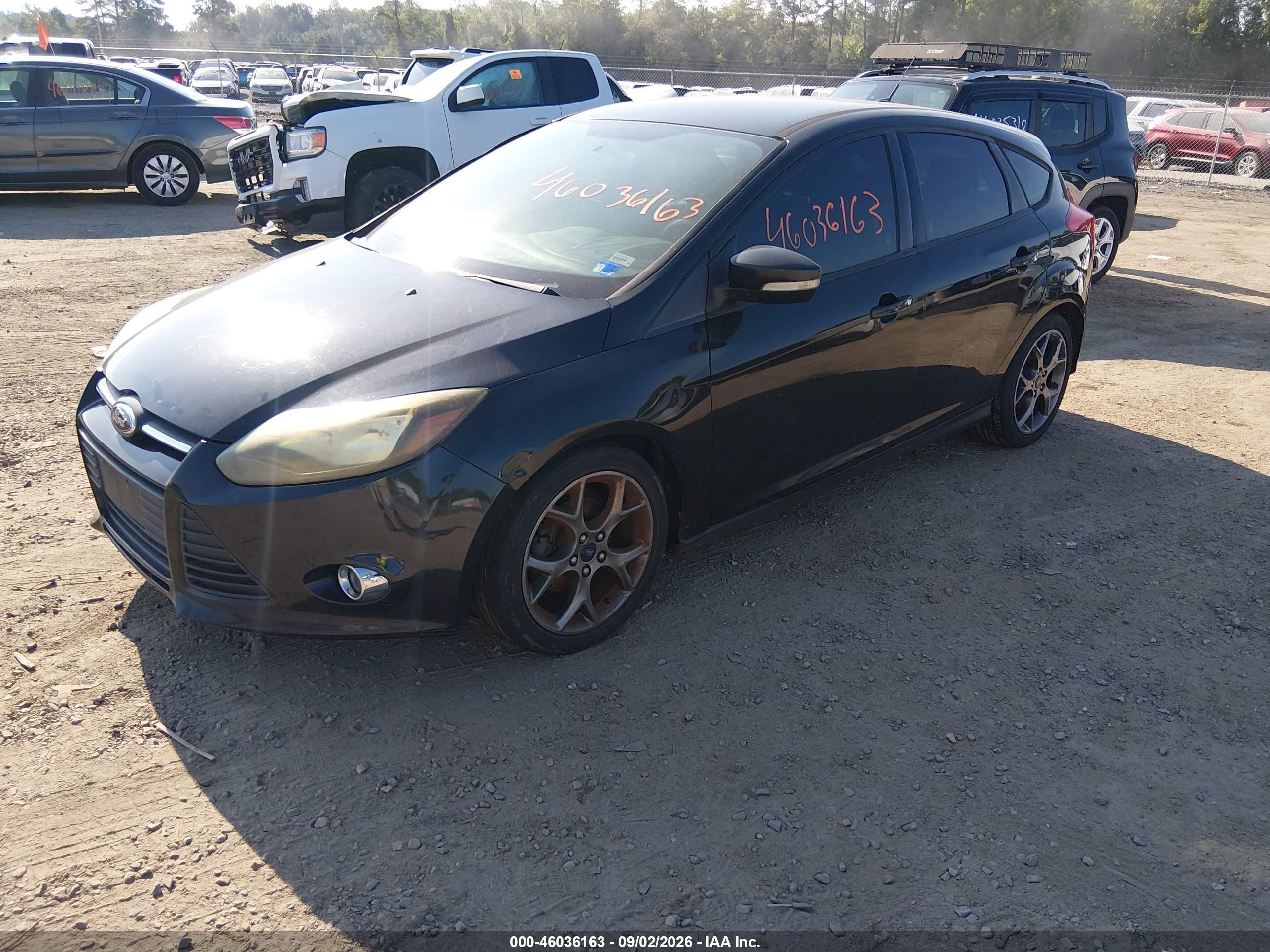 2014 Ford Focus Se Black vin: 1FADP3K23EL326450