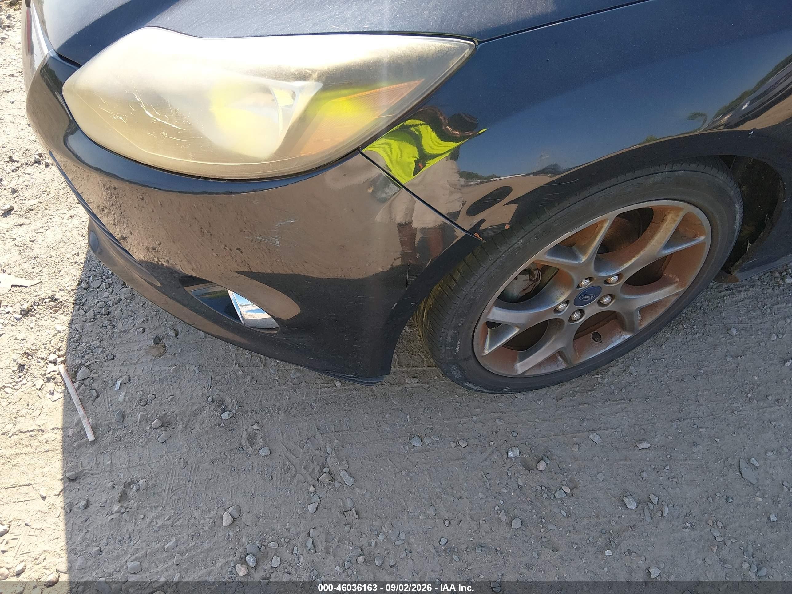 2014 Ford Focus Se Black vin: 1FADP3K23EL326450