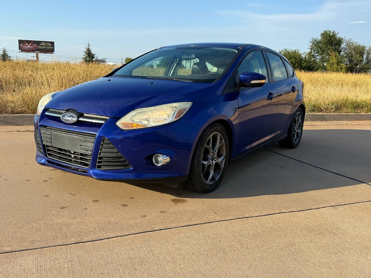 2014 Ford Focus Se Blue vin: 1FADP3K23EL333401