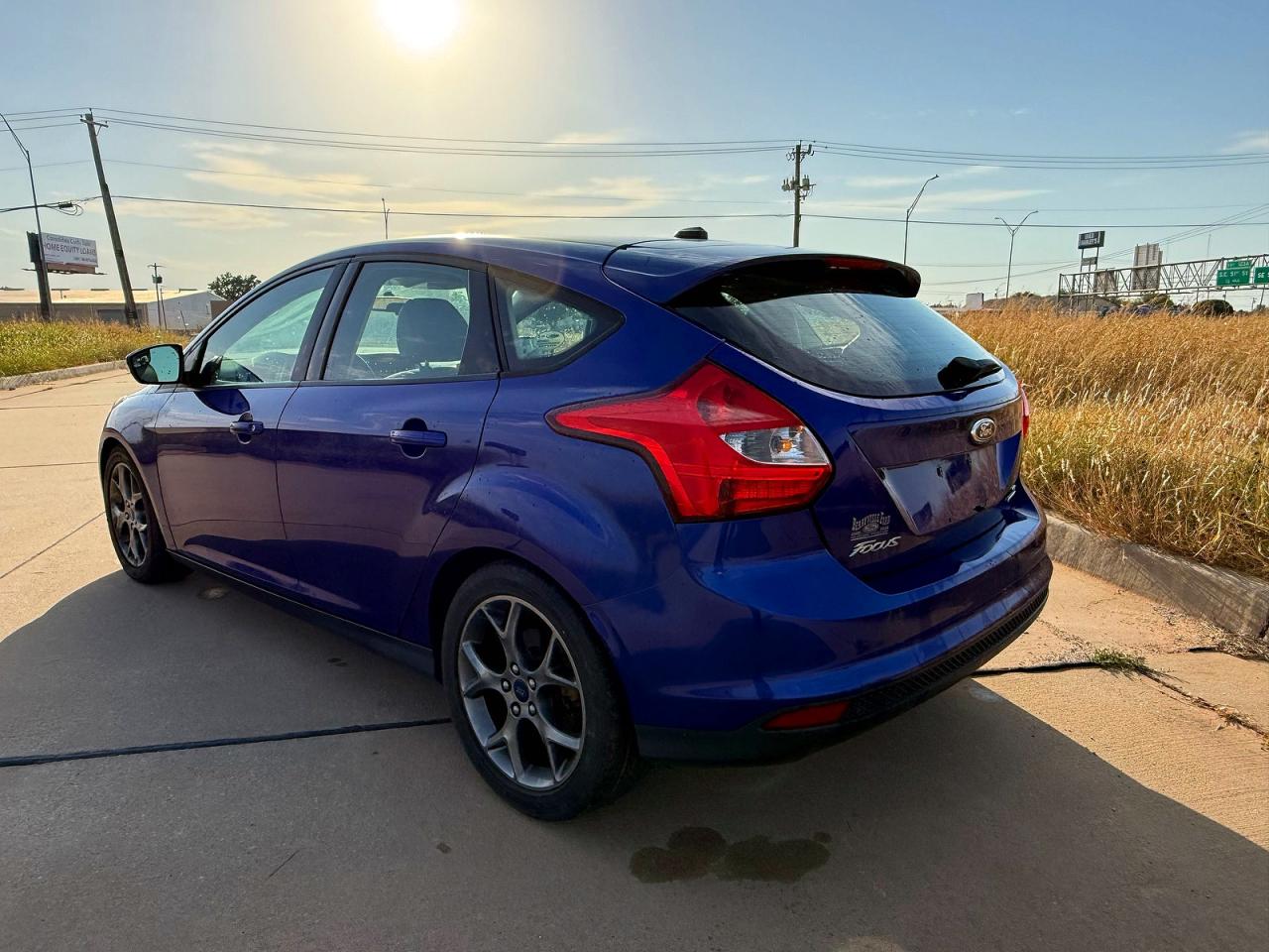2014 Ford Focus Se Blue vin: 1FADP3K23EL333401