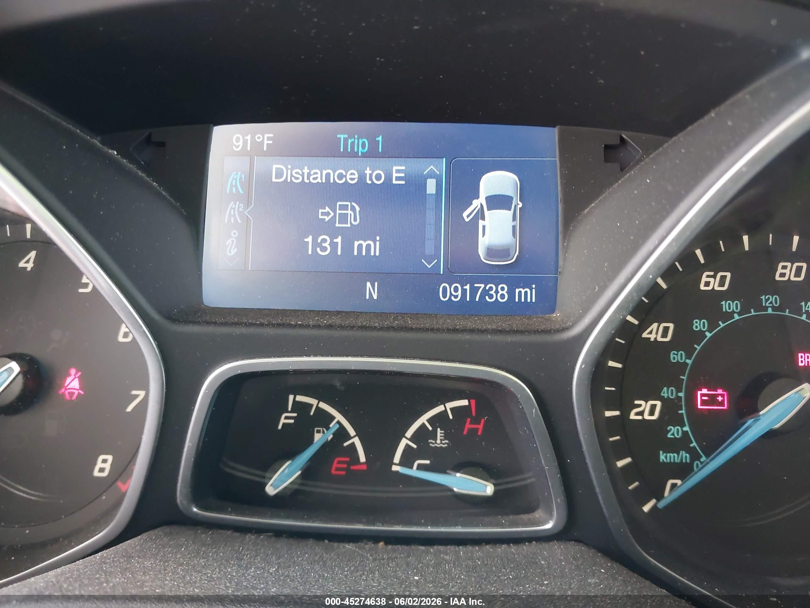 2014 Ford Focus Se Red vin: 1FADP3K23EL339182