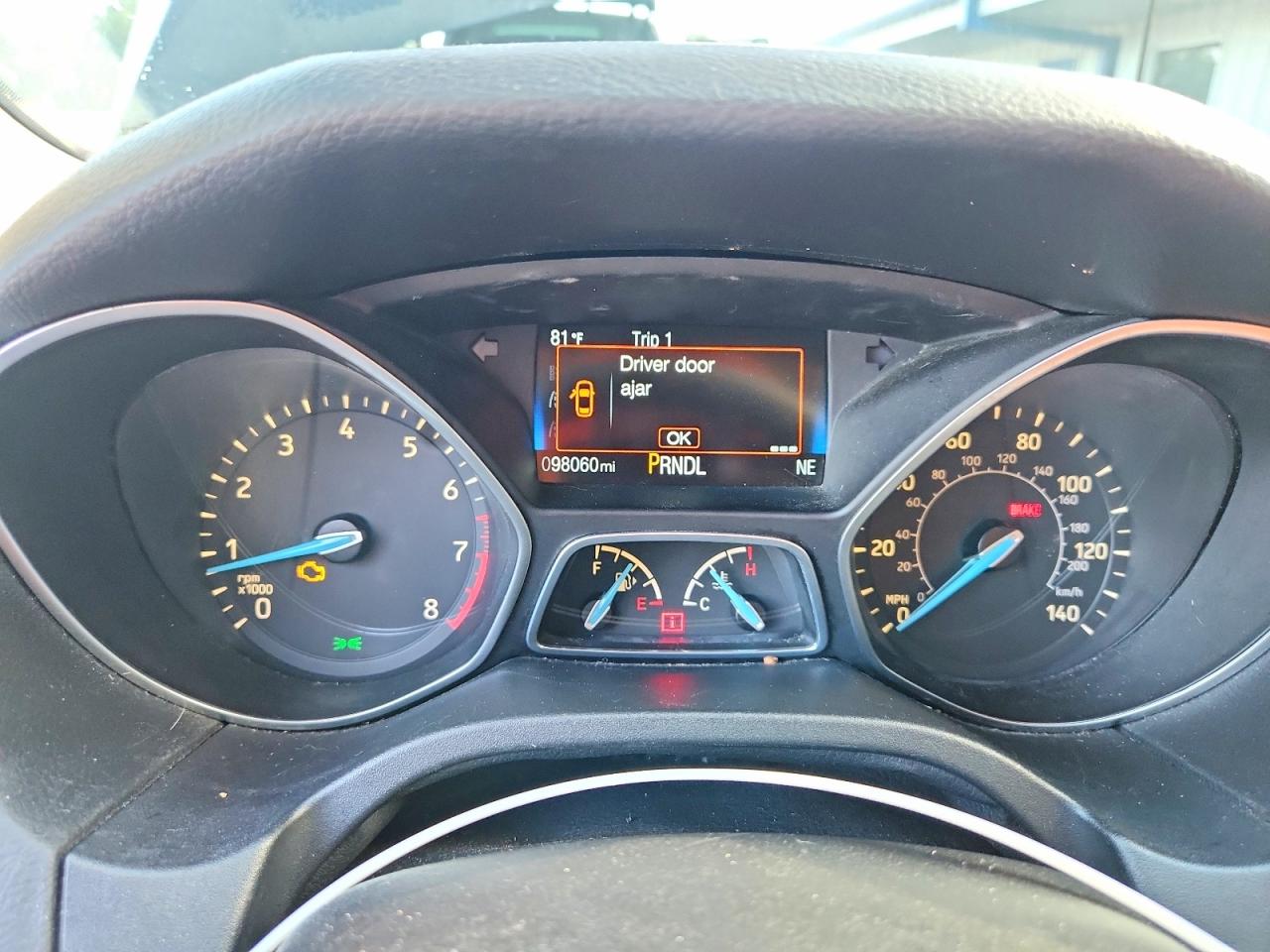2015 Ford Focus Se Gray vin: 1FADP3K23FL223806