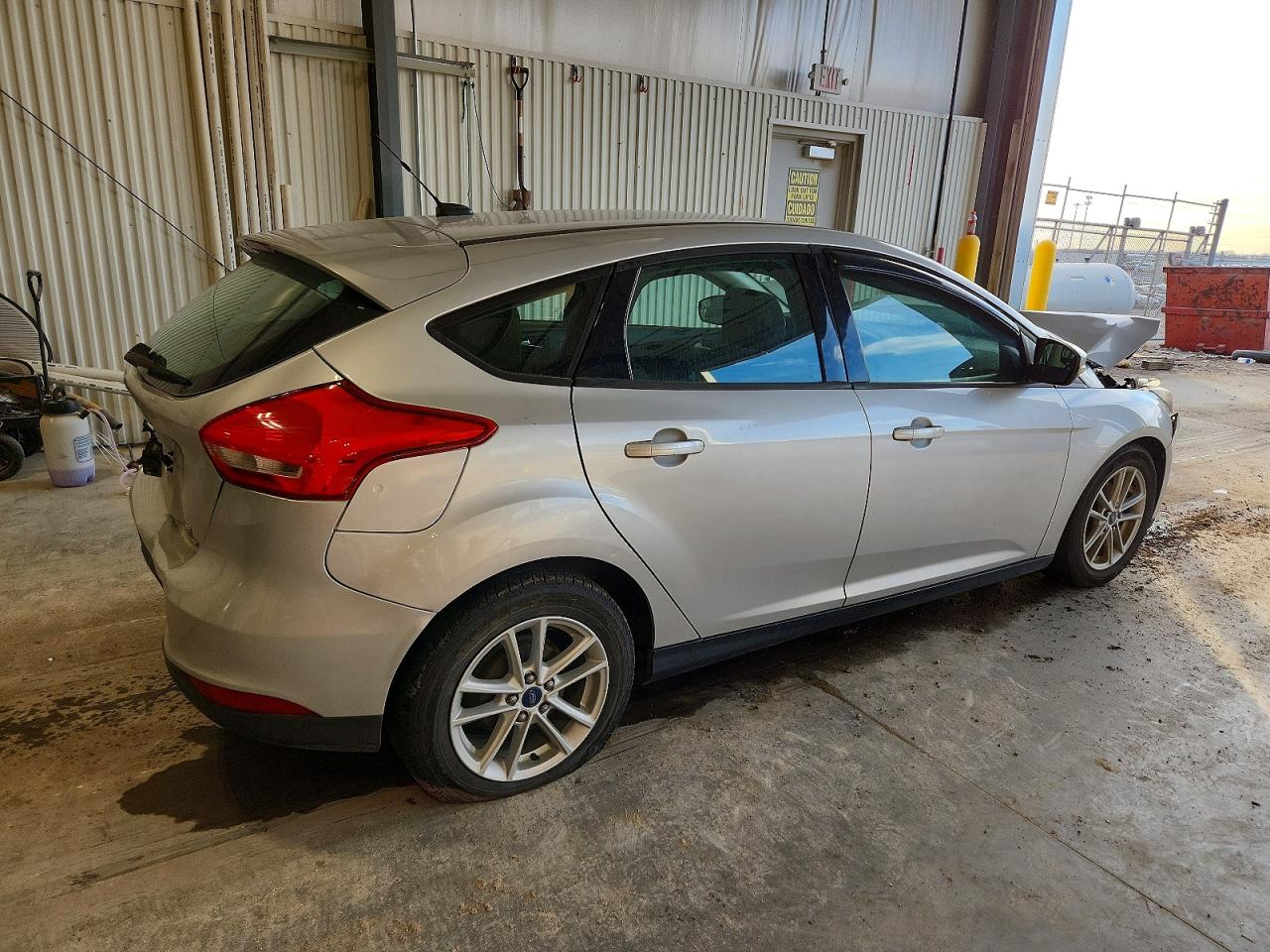 2015 Ford Focus Se Gray vin: 1FADP3K23FL233106