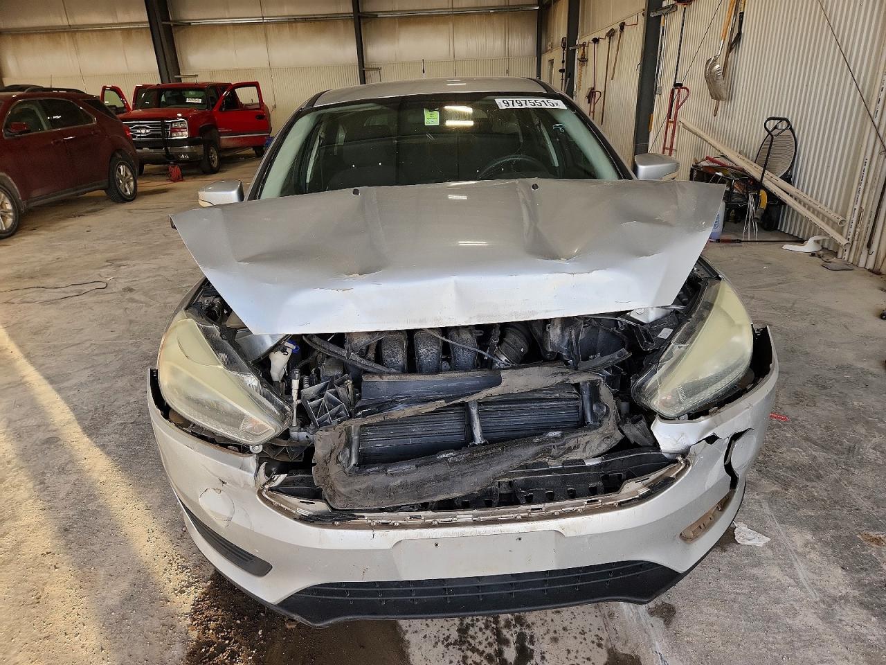 2015 Ford Focus Se Gray vin: 1FADP3K23FL233106