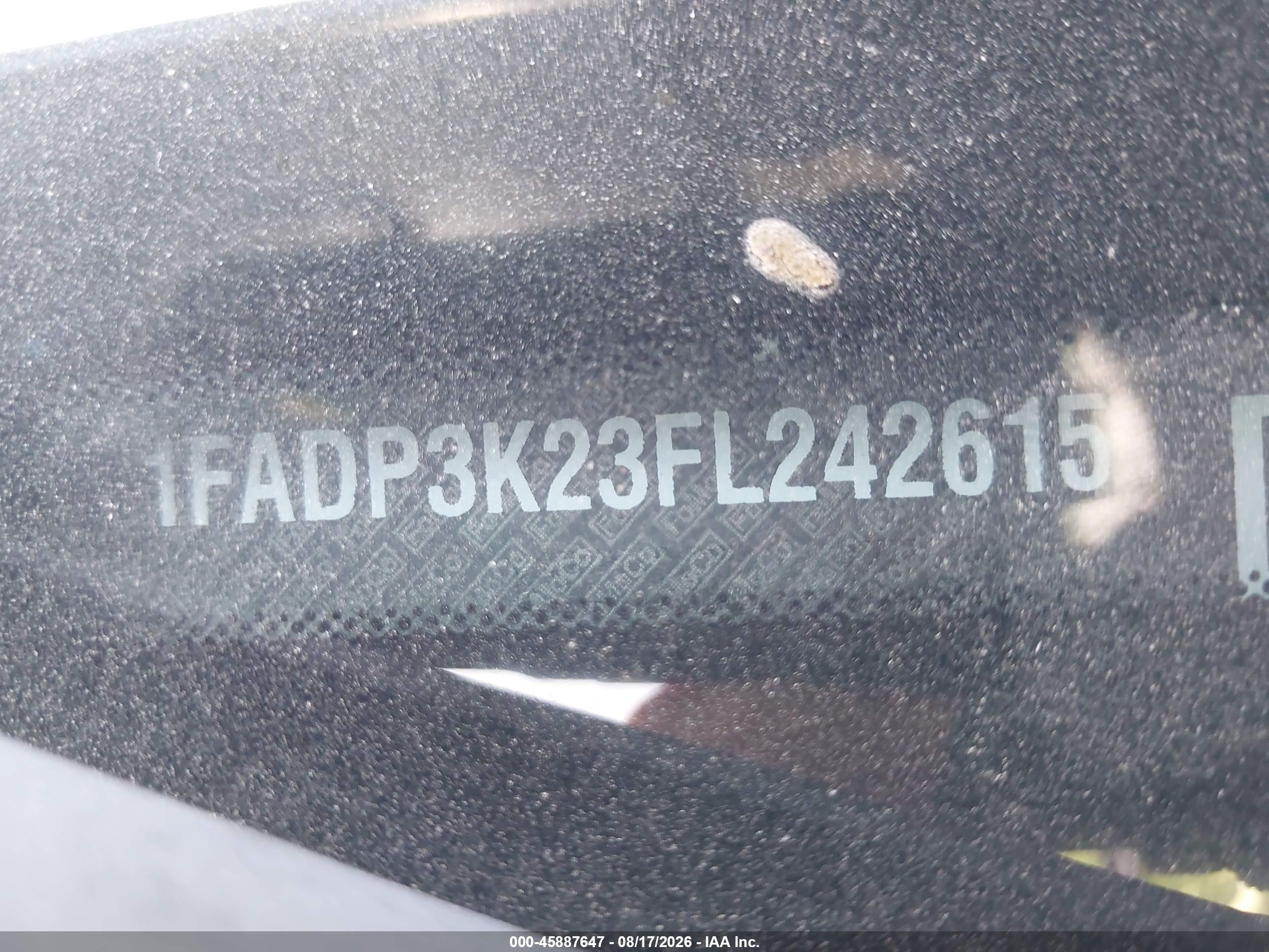2015 Ford Focus Se Черный vin: 1FADP3K23FL242615