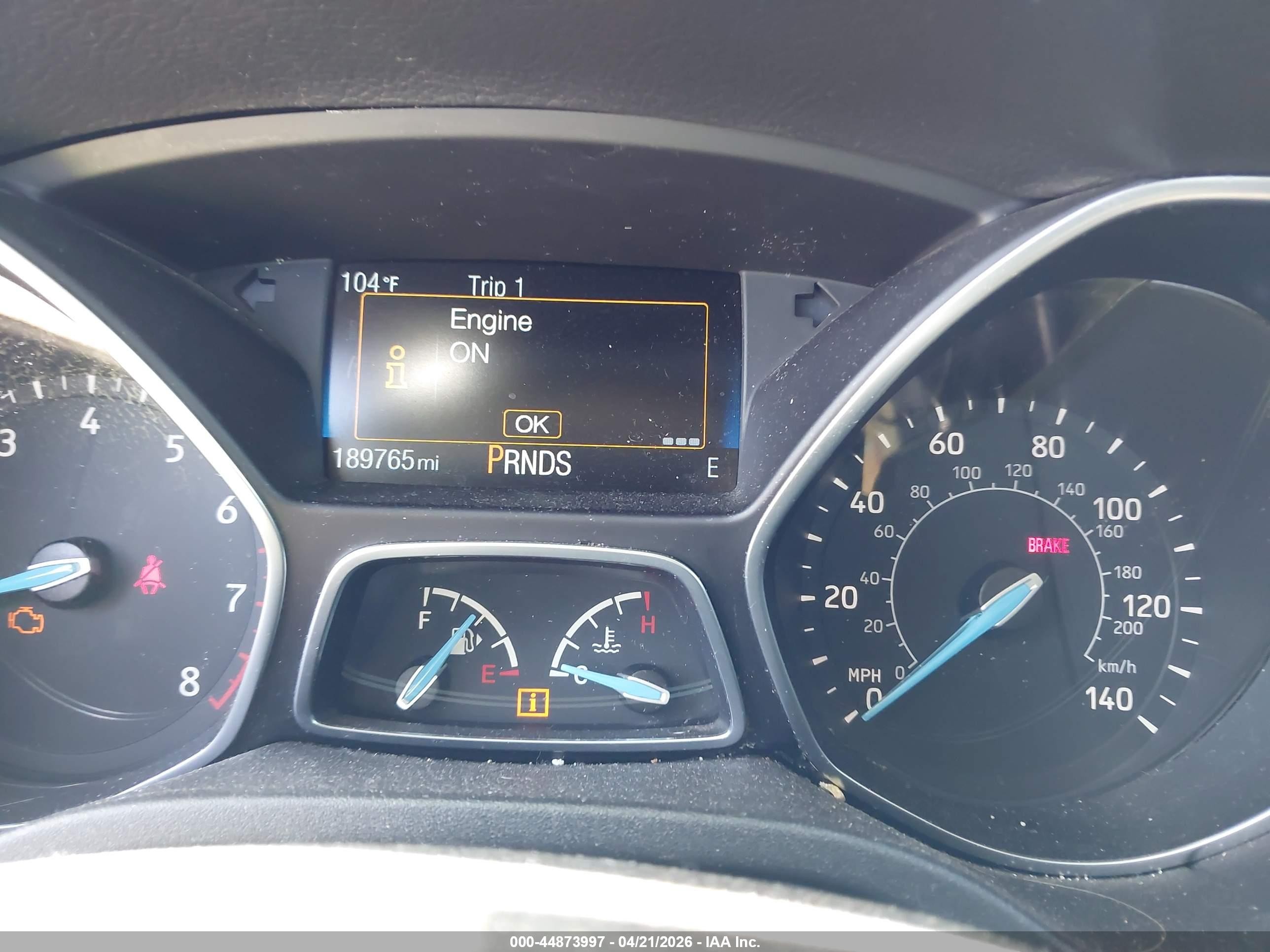 2015 Ford Focus Se Gray vin: 1FADP3K23FL248897