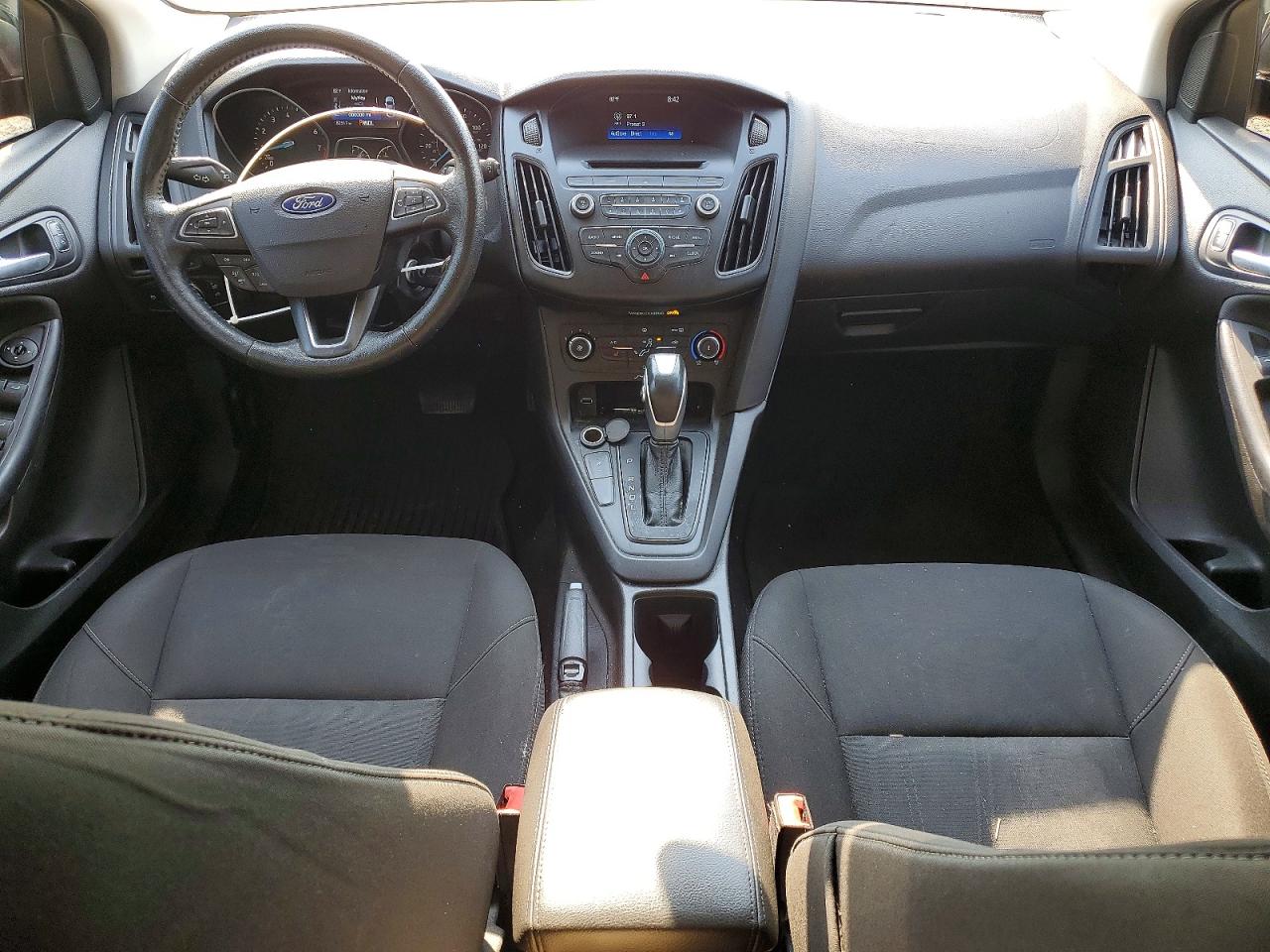 2015 Ford Focus Se Black vin: 1FADP3K23FL348479