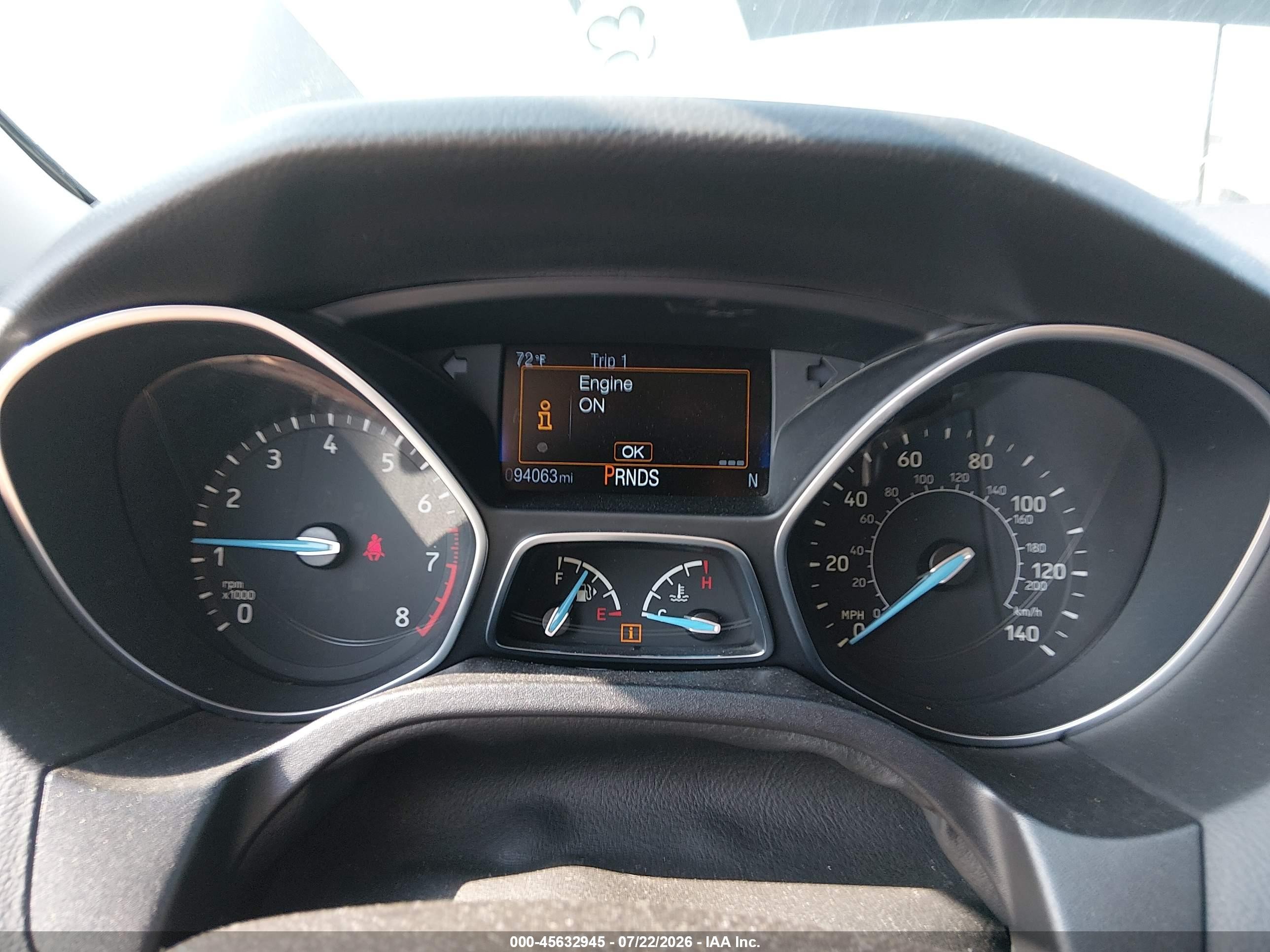 2015 Ford Focus Se Черный vin: 1FADP3K23FL357991