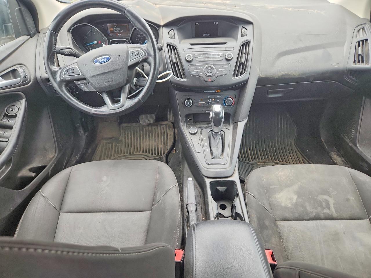 2015 Ford Focus Se Black vin: 1FADP3K23FL377092