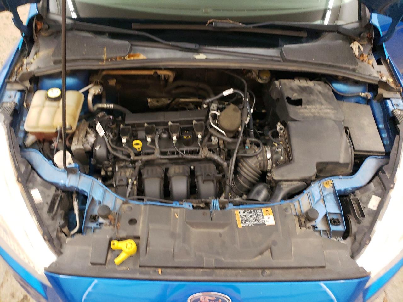 2016 Ford Focus Se Blue vin: 1FADP3K23GL201080