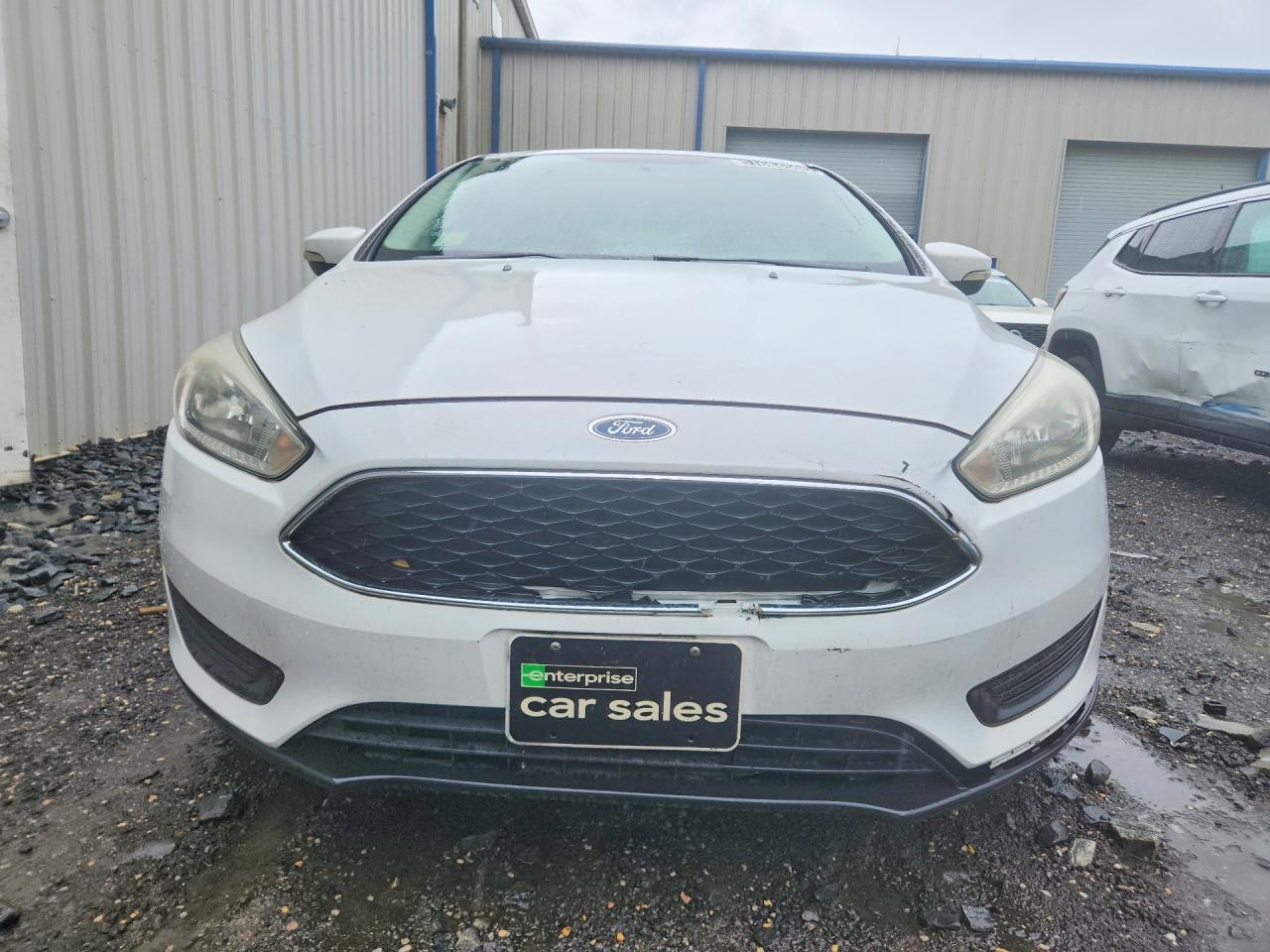 2016 Ford Focus Se White vin: 1FADP3K23GL339041