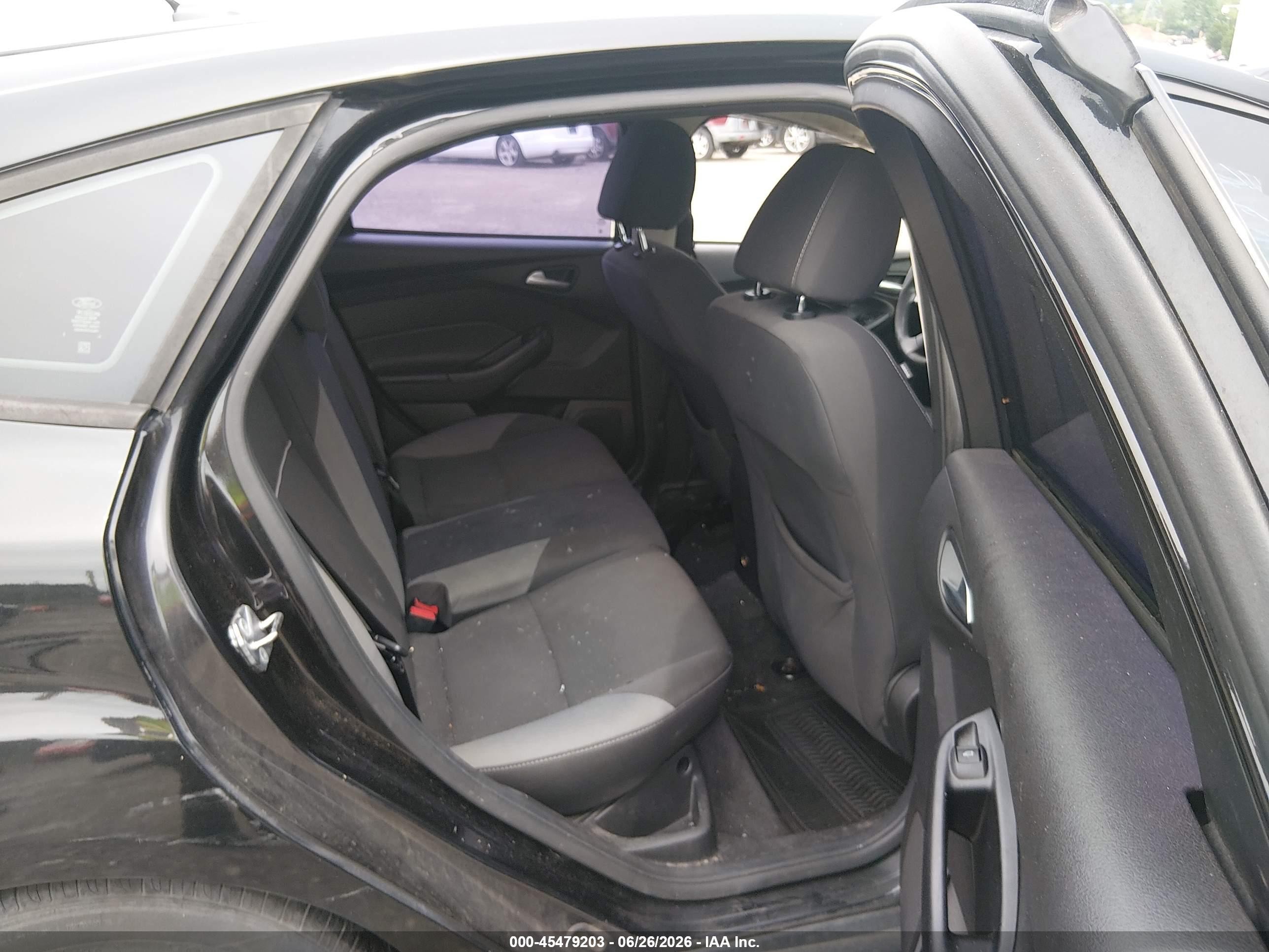 2013 Ford Focus Se Black vin: 1FADP3K24DL112002