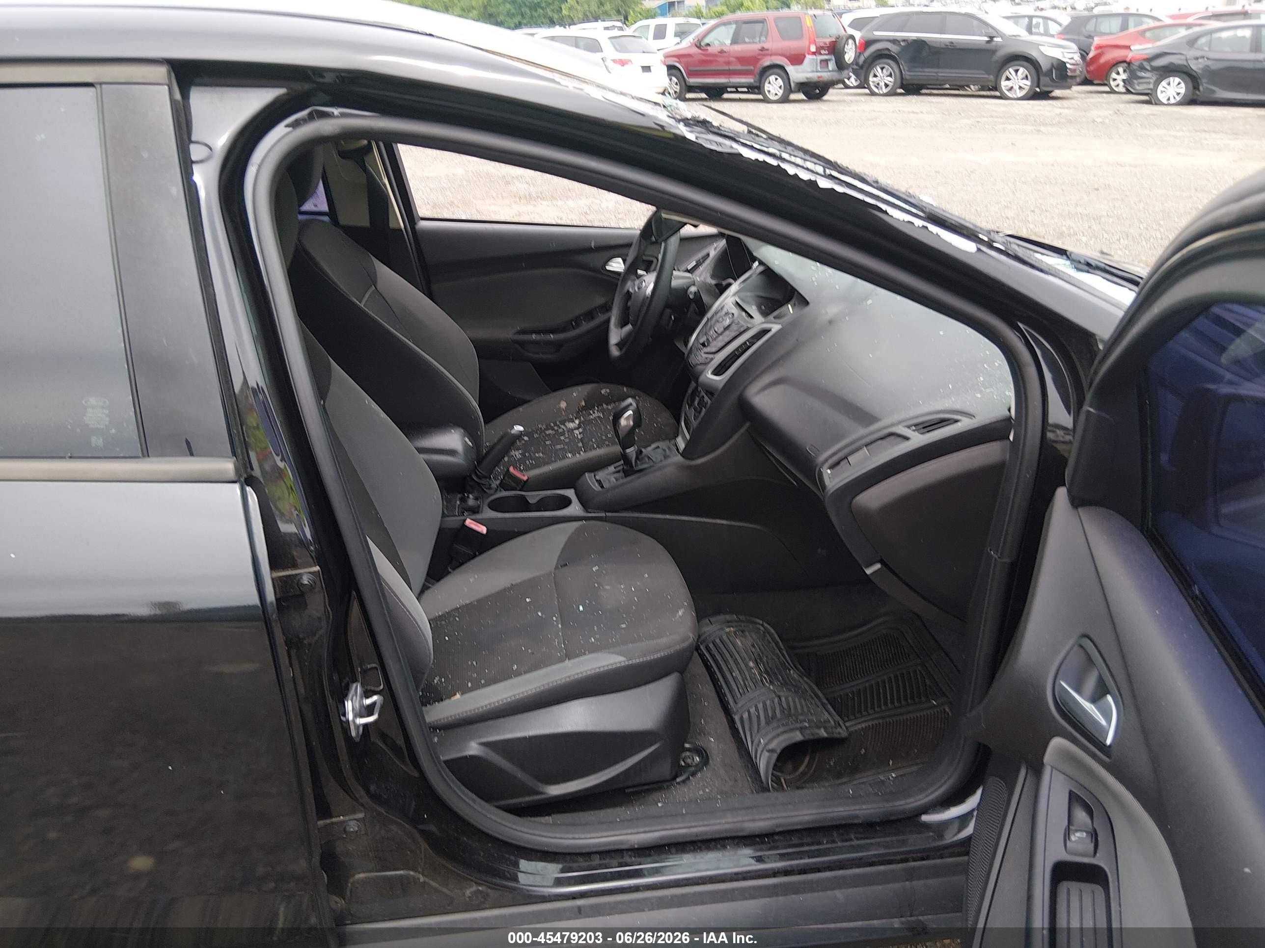 2013 Ford Focus Se Black vin: 1FADP3K24DL112002