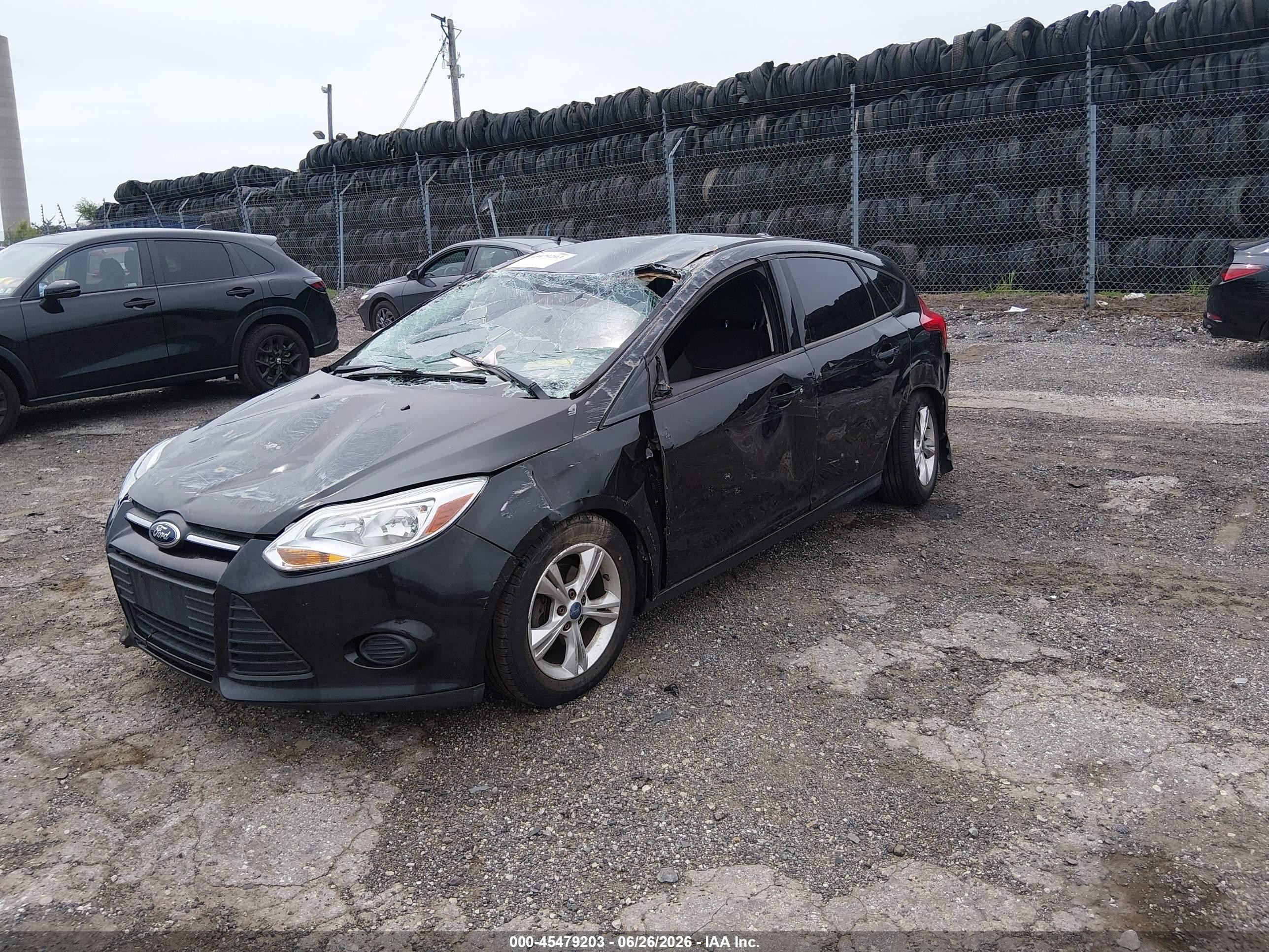2013 Ford Focus Se Black vin: 1FADP3K24DL112002