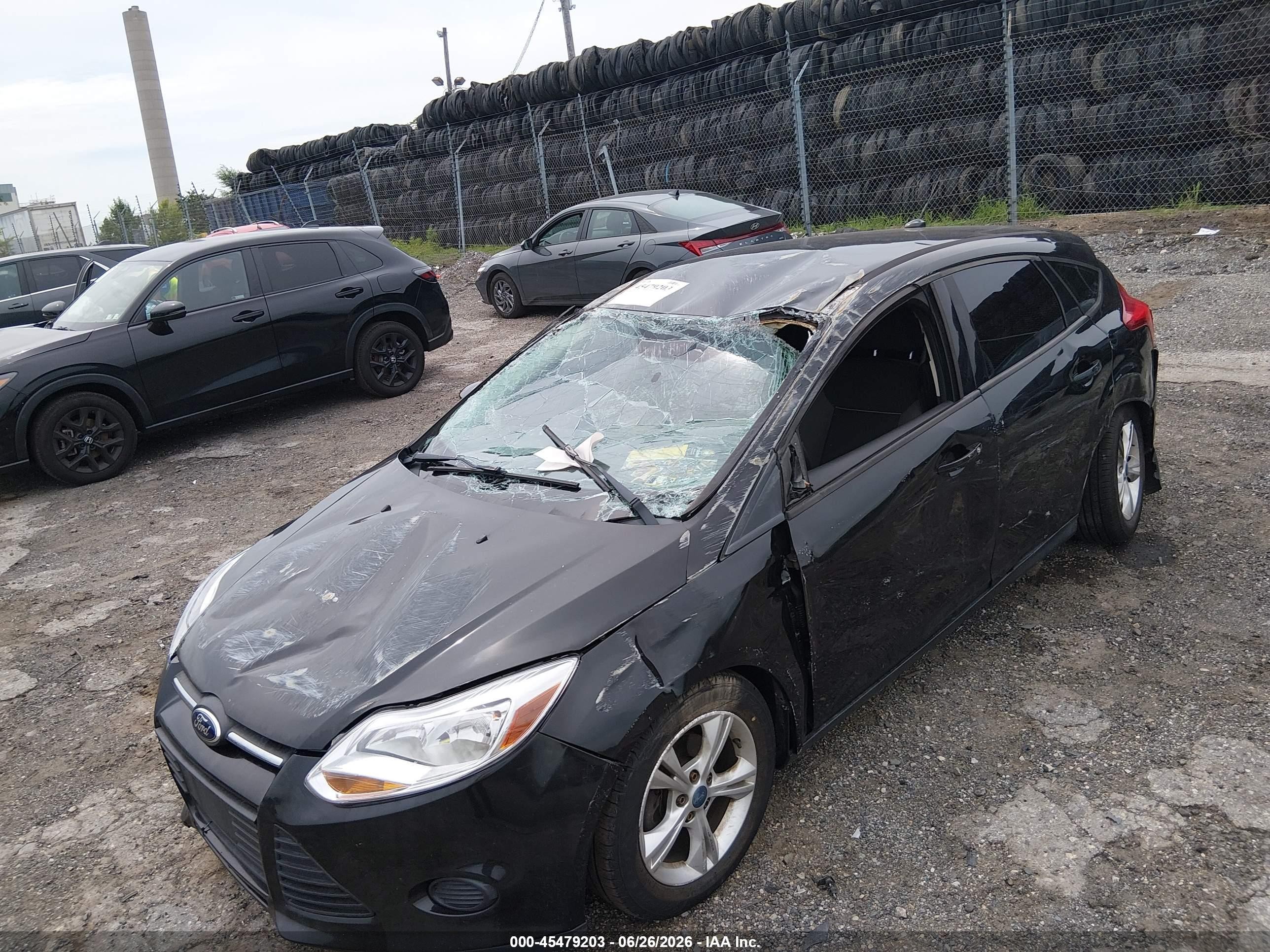 2013 Ford Focus Se Black vin: 1FADP3K24DL112002