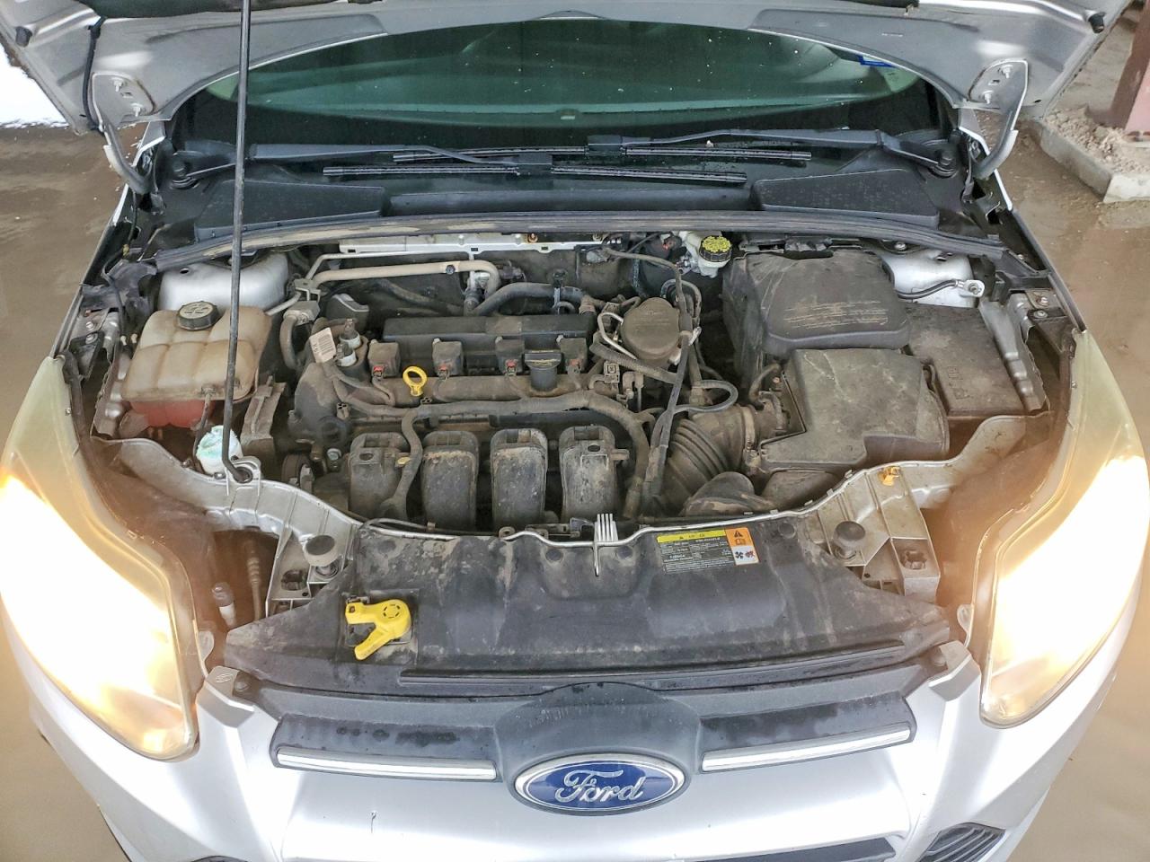 2013 Ford Focus Se Silver vin: 1FADP3K24DL155674