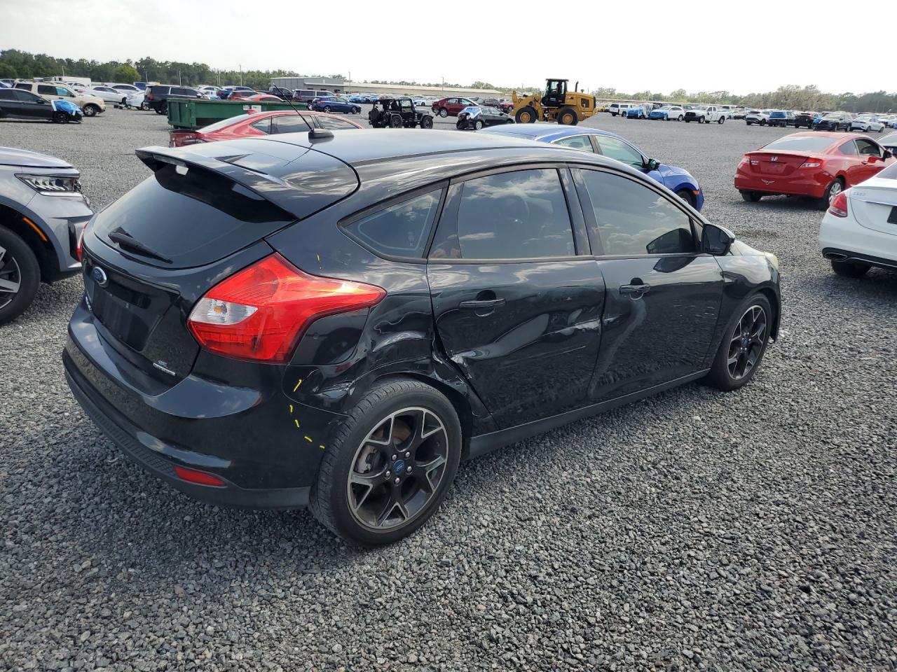 2013 Ford Focus Se Black vin: 1FADP3K24DL174953