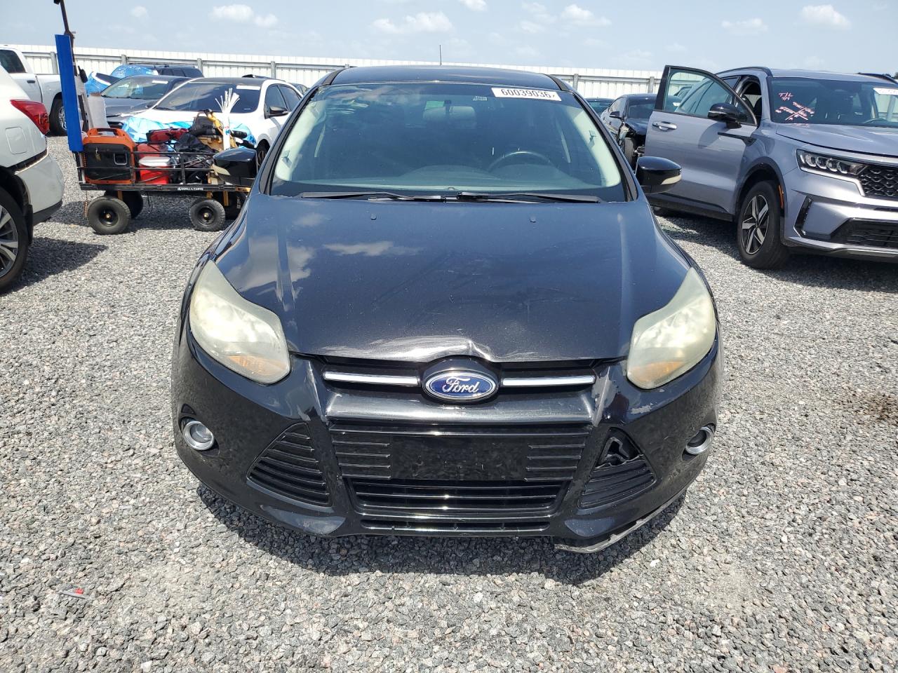 2013 Ford Focus Se Black vin: 1FADP3K24DL174953