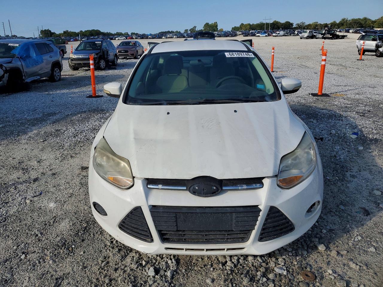 2013 Ford Focus Se White vin: 1FADP3K24DL216814
