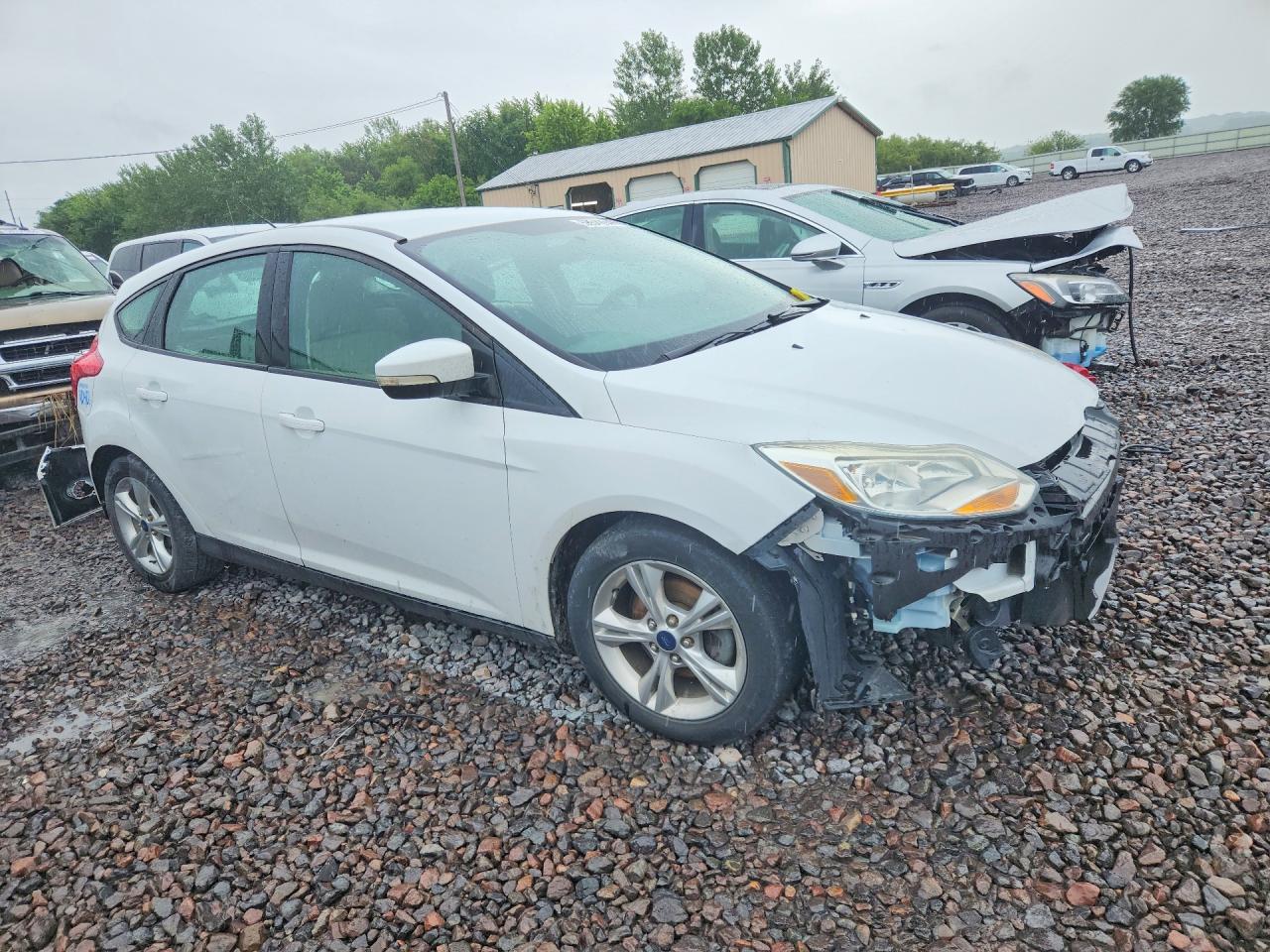 2013 Ford Focus Se White vin: 1FADP3K24DL231197