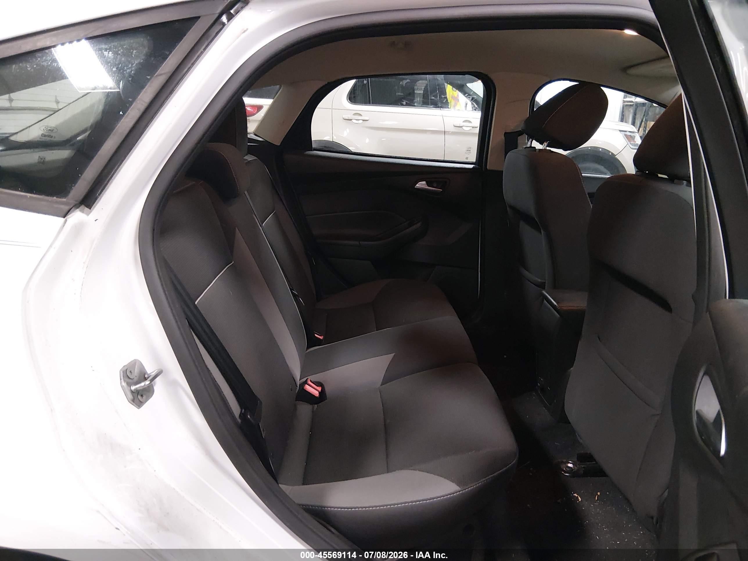 2013 Ford Focus Se White vin: 1FADP3K24DL234410