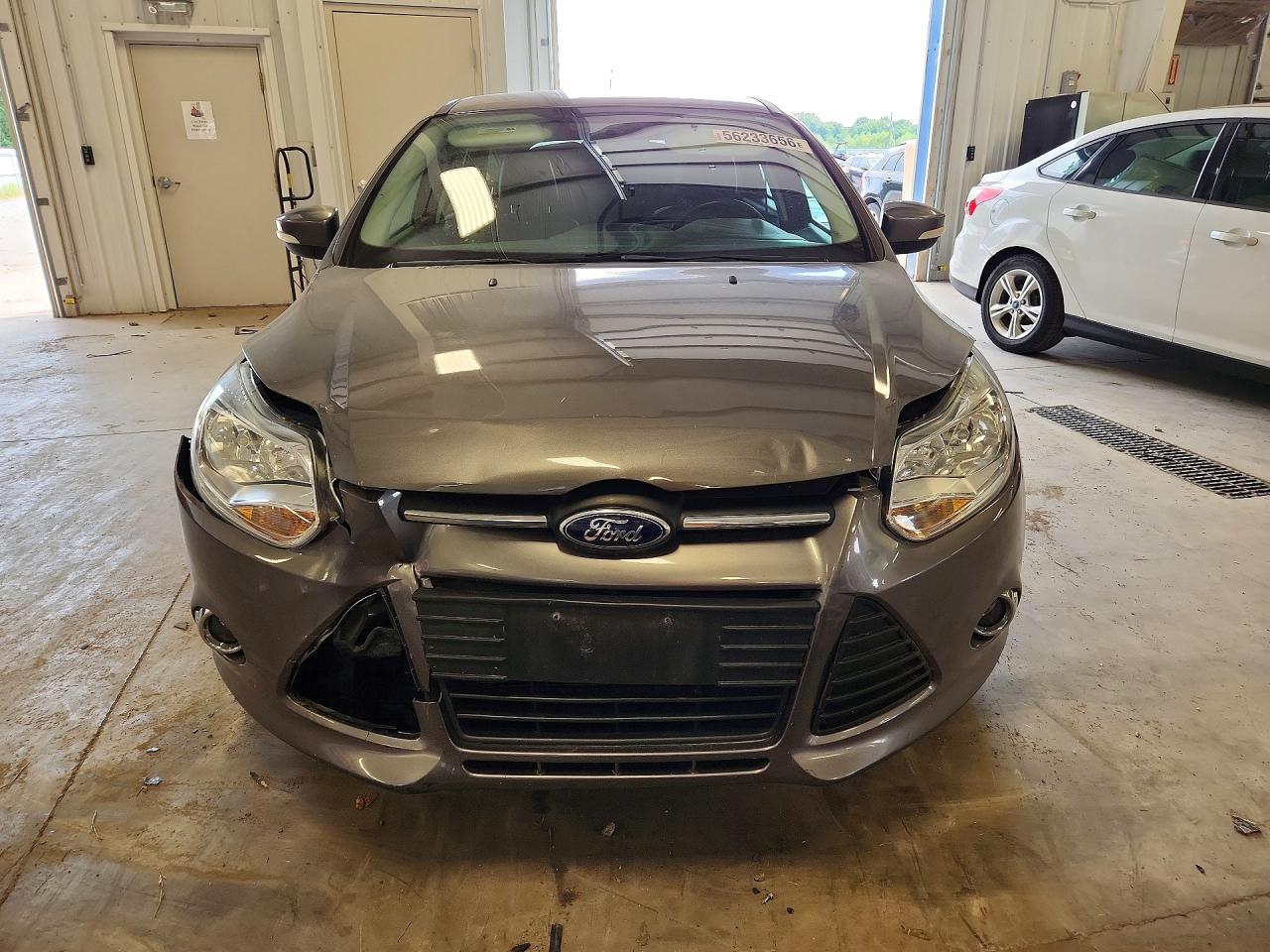 2013 Ford Focus Se Gray vin: 1FADP3K24DL263812