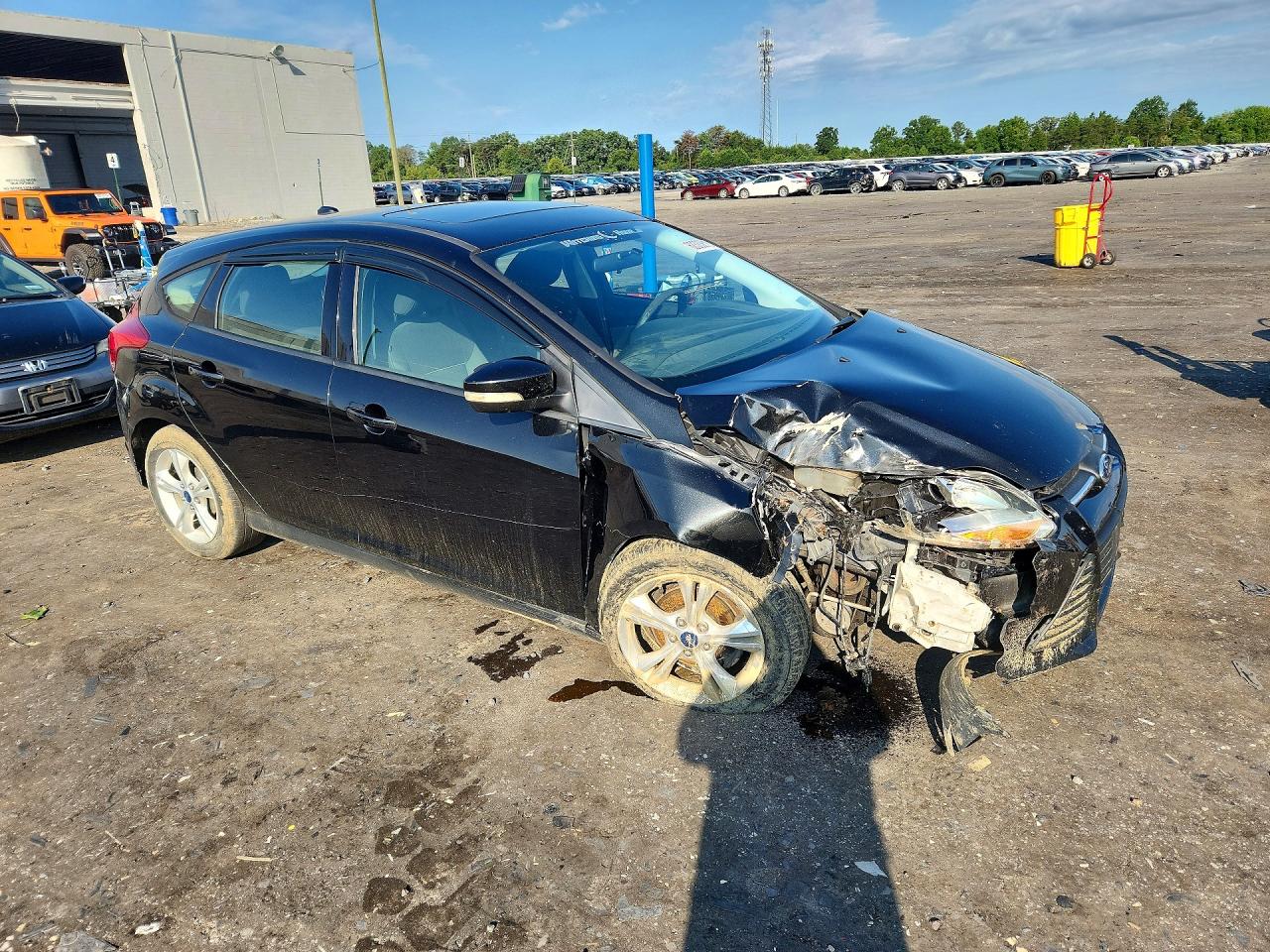 2013 Ford Focus Se Черный vin: 1FADP3K24DL265415