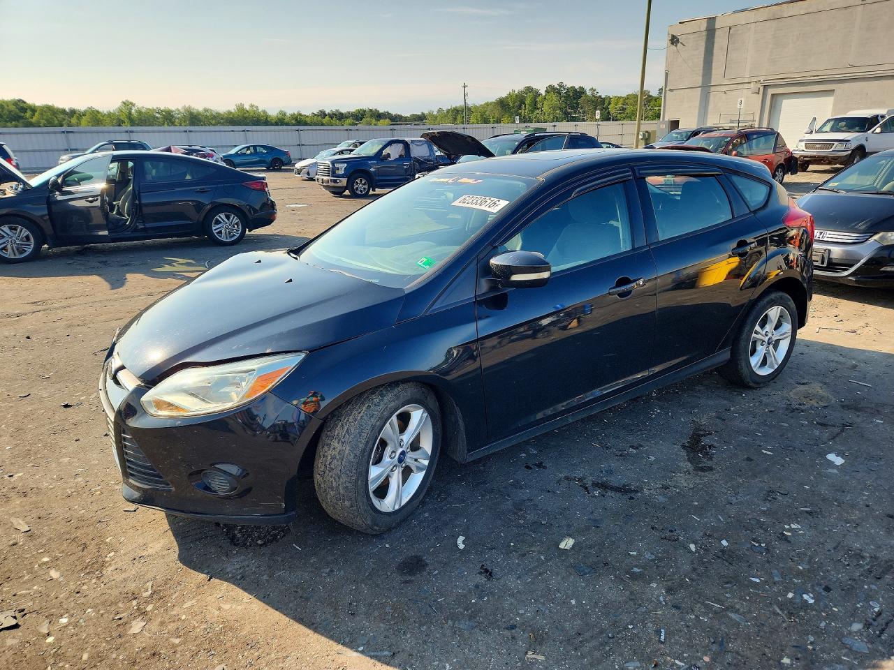 2013 Ford Focus Se Black vin: 1FADP3K24DL265415