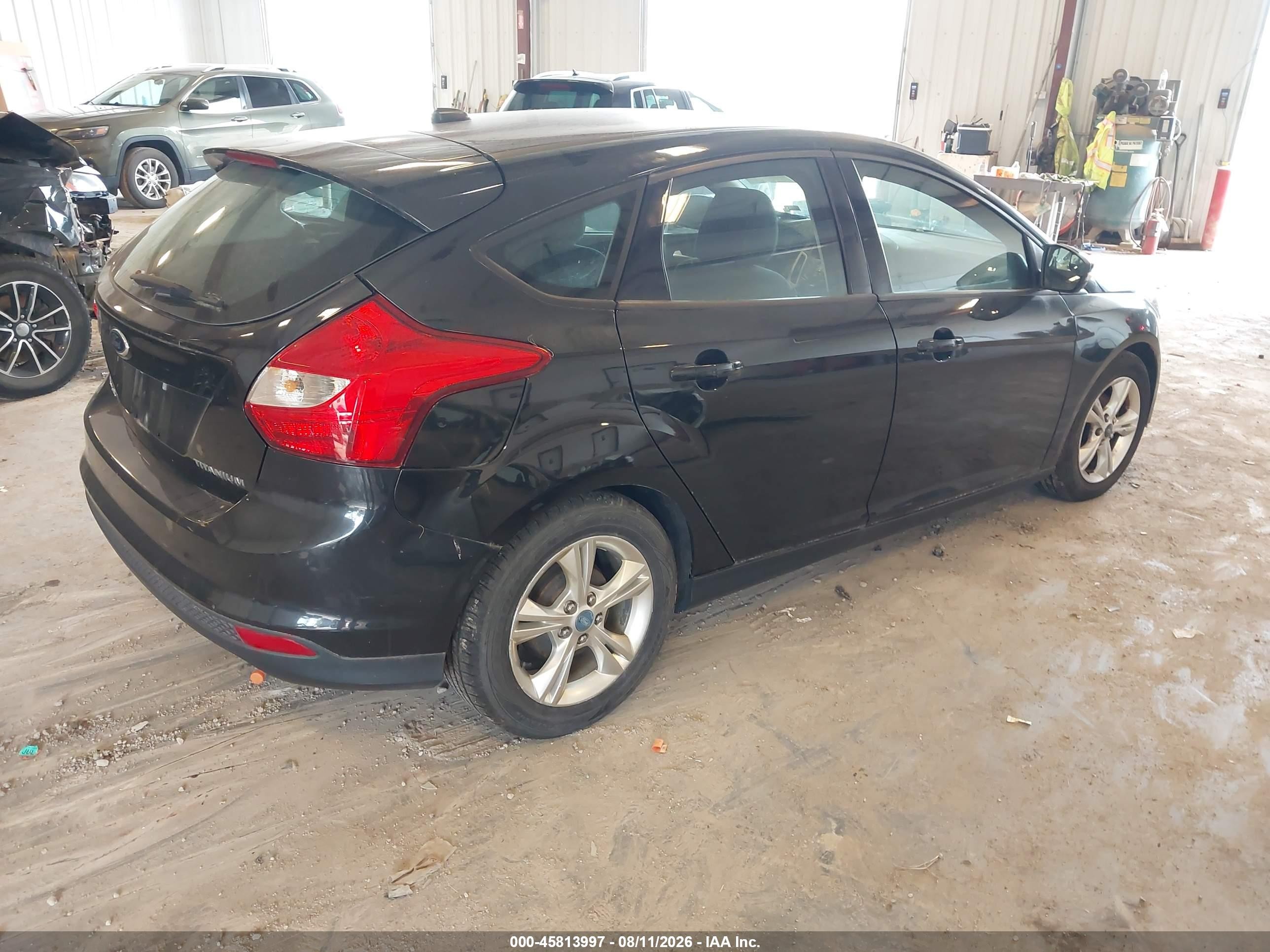 2013 Ford Focus Se Black vin: 1FADP3K24DL289231