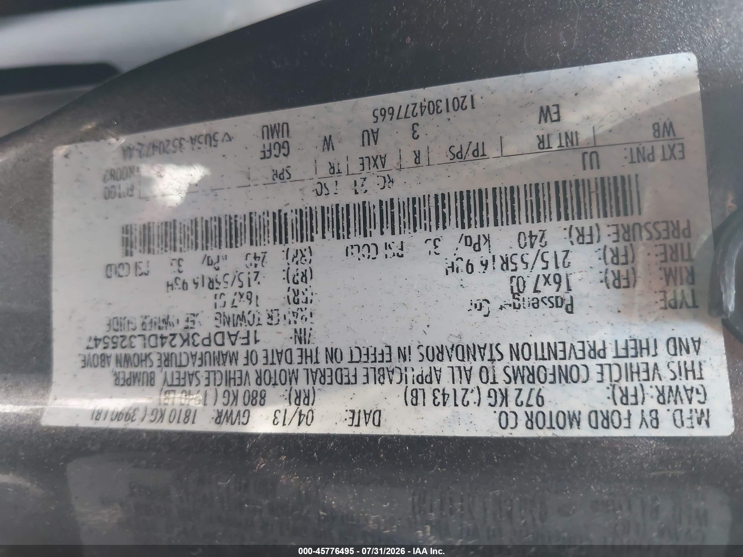 2013 Ford Focus Se Gray vin: 1FADP3K24DL325547