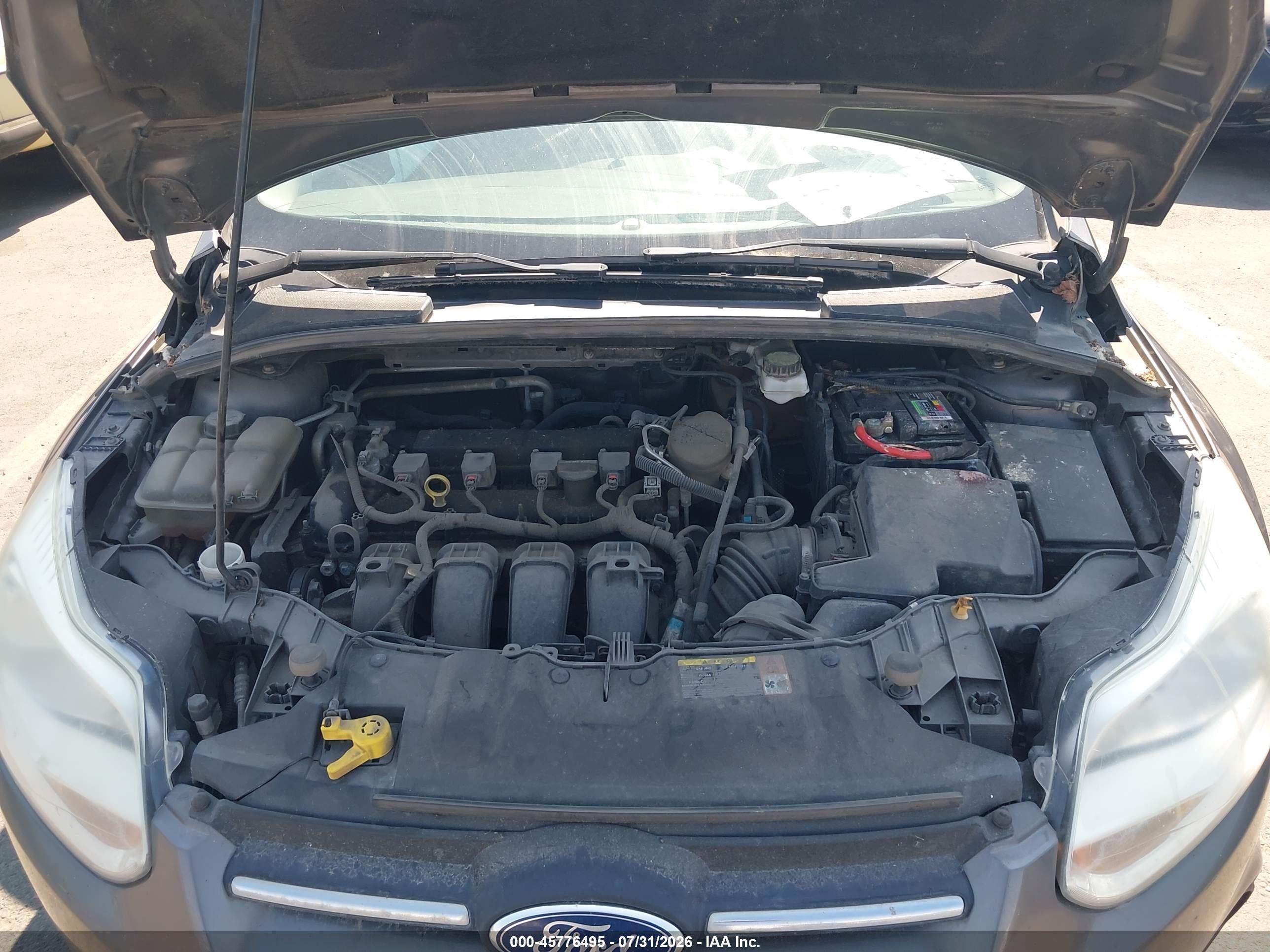 2013 Ford Focus Se Gray vin: 1FADP3K24DL325547