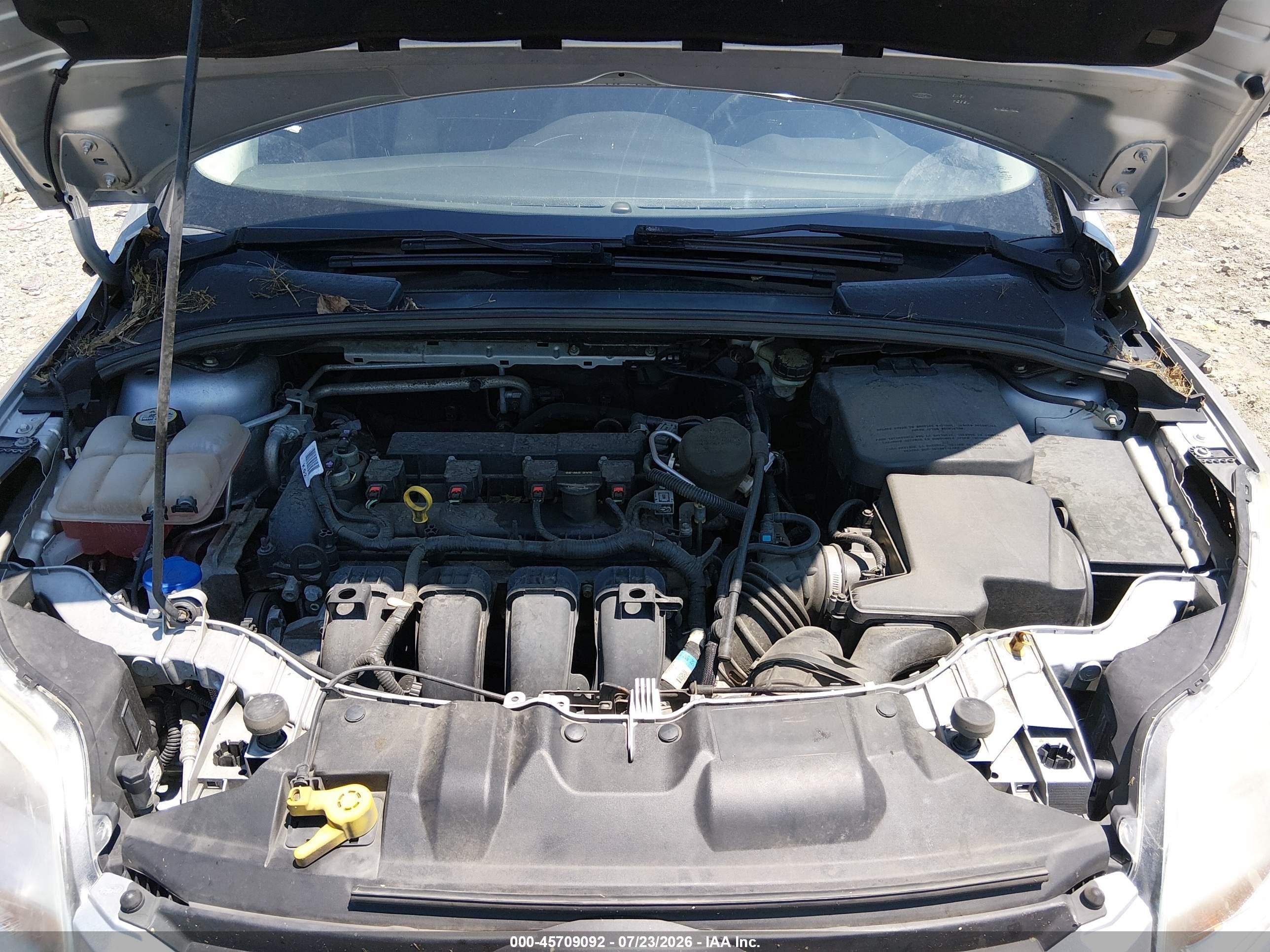 2013 Ford Focus Se Silver vin: 1FADP3K24DL335026
